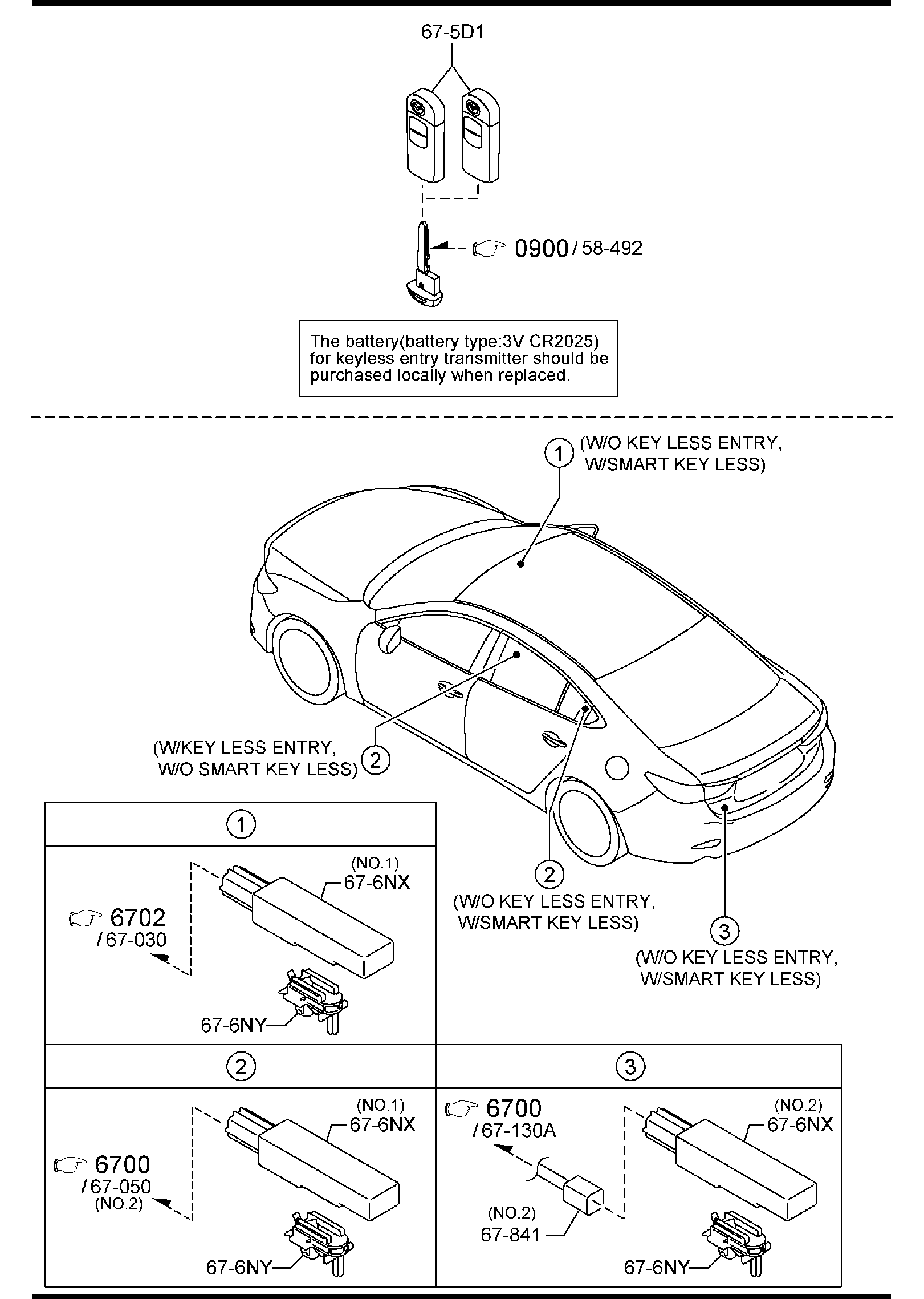 Diagram BODY RELAYS & UNIT for your Mazda