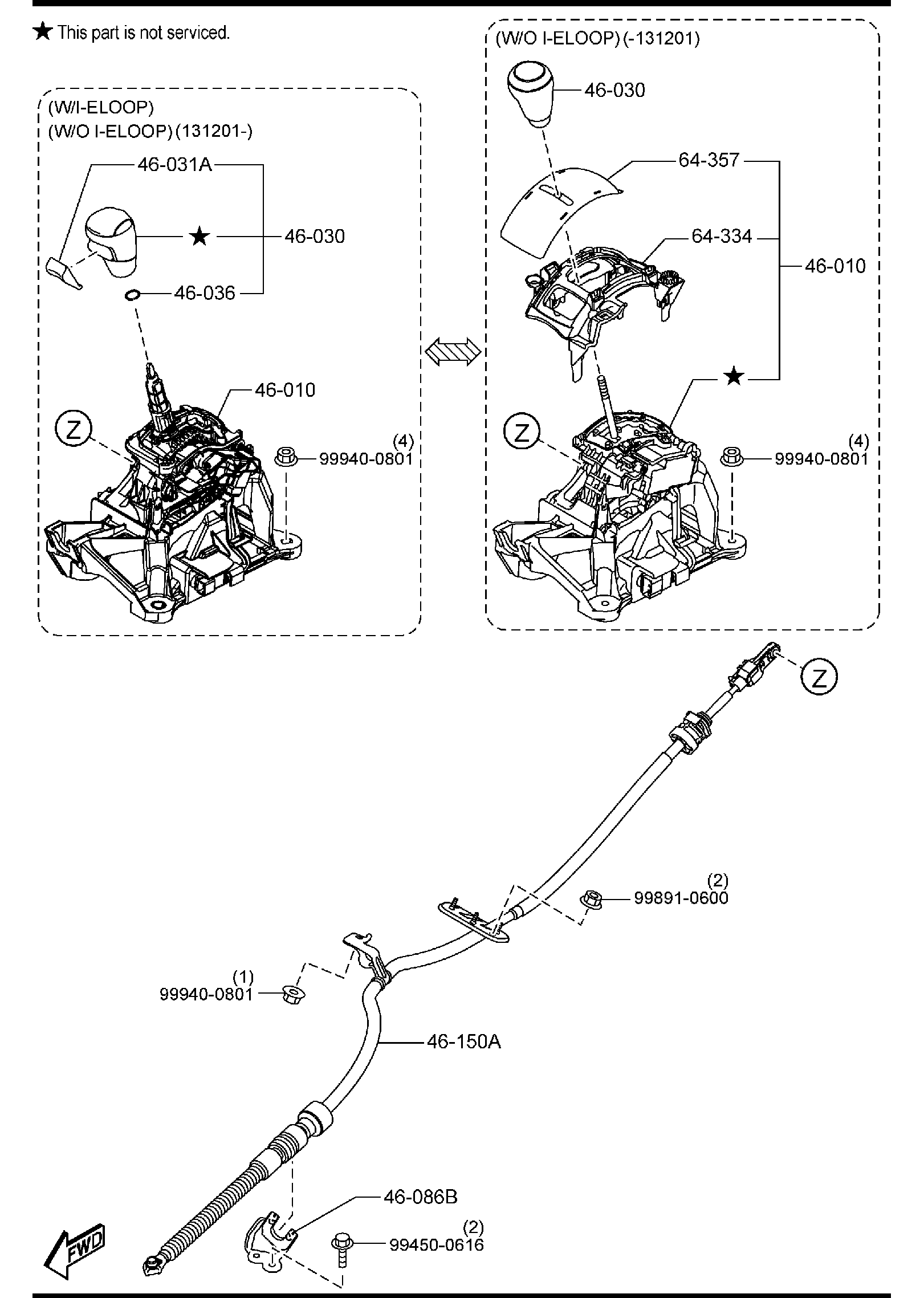 Diagram CHANGE CONTROL SYSTEM (AUTOMATIC TRANSMISSION) ('14,'15 MODEL) for your 2010 Mazda RX-8   