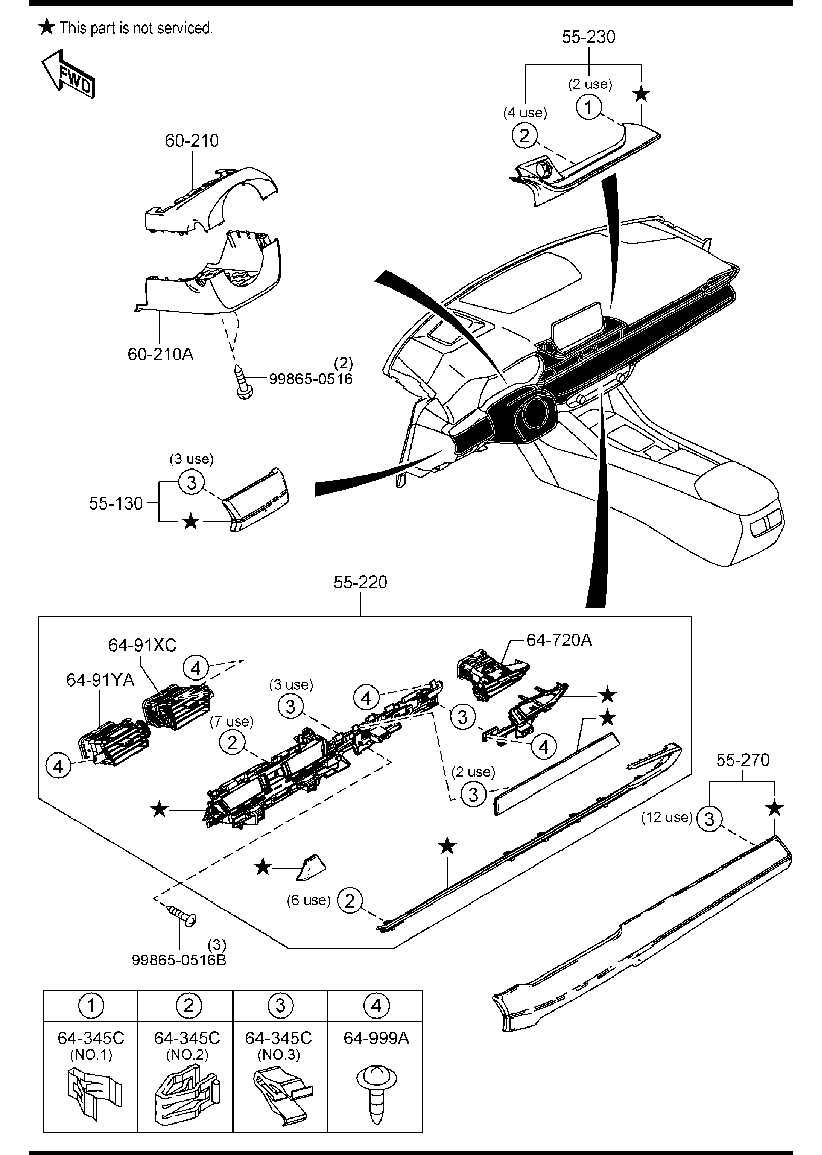 Full size assembly image of DASHBOARD EQUIPMENTS (1/1)