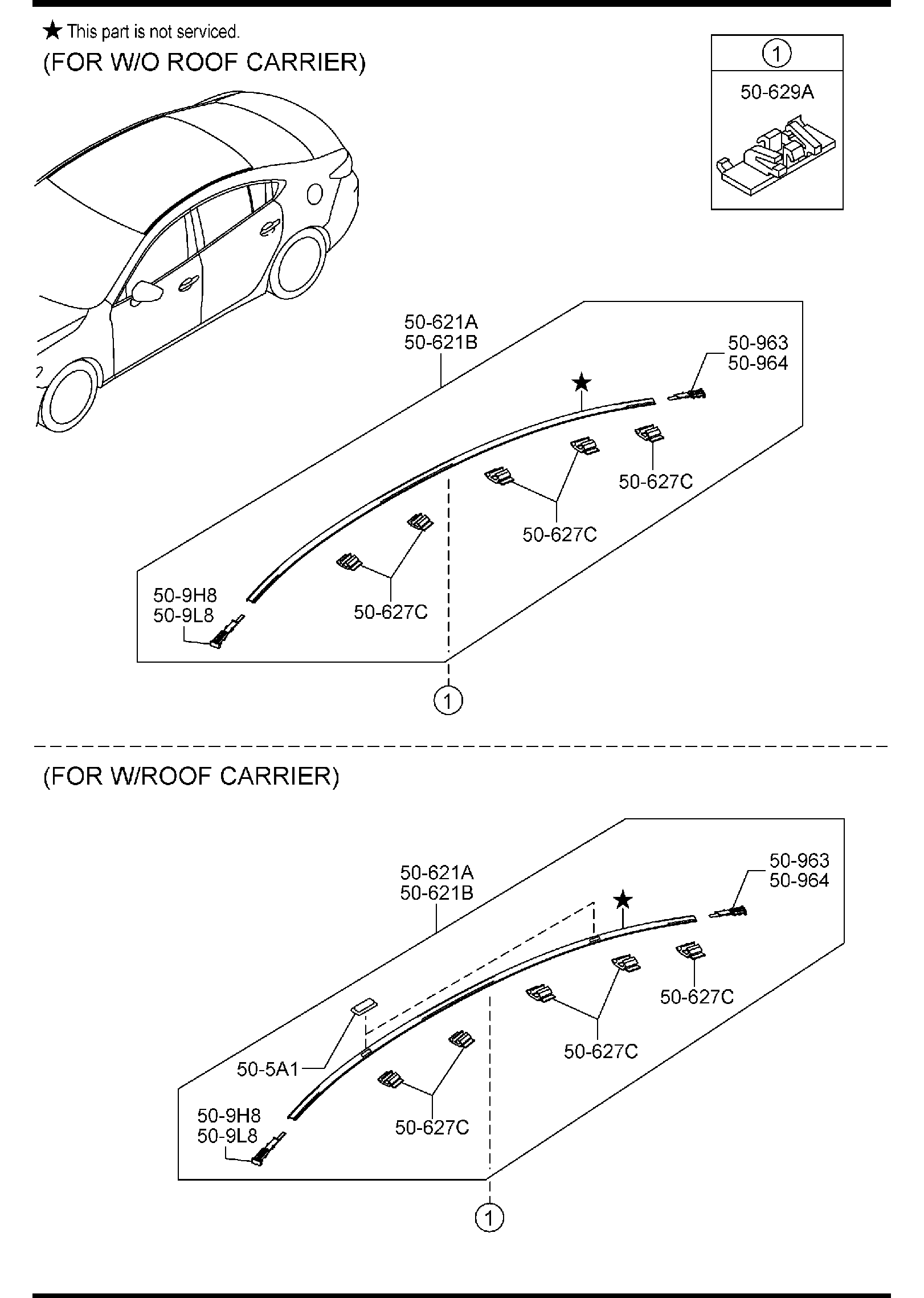 Diagram BODY MOULDINGS for your 2018 Mazda CX-5   