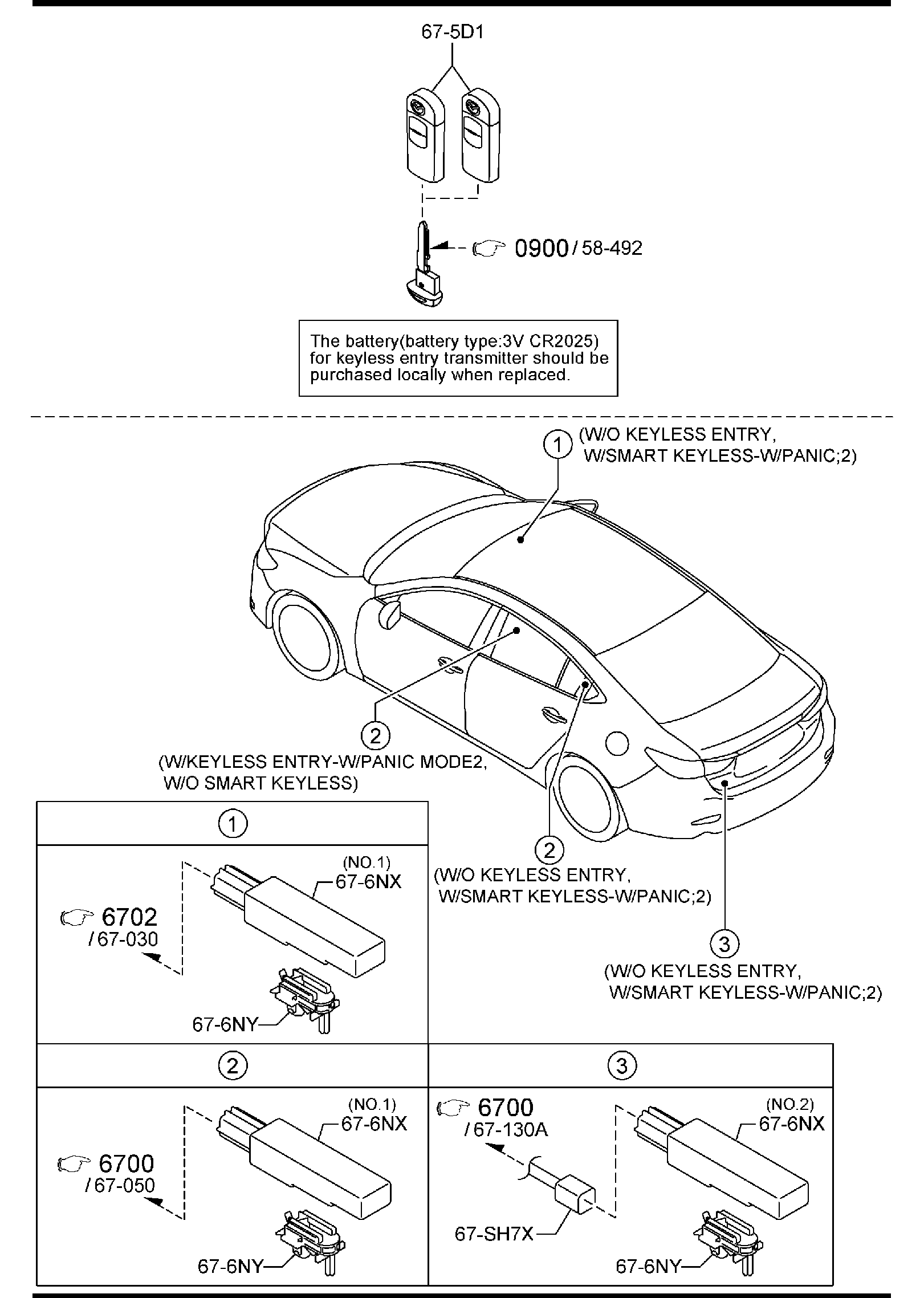 Diagram BODY RELAYS & UNIT for your Mazda