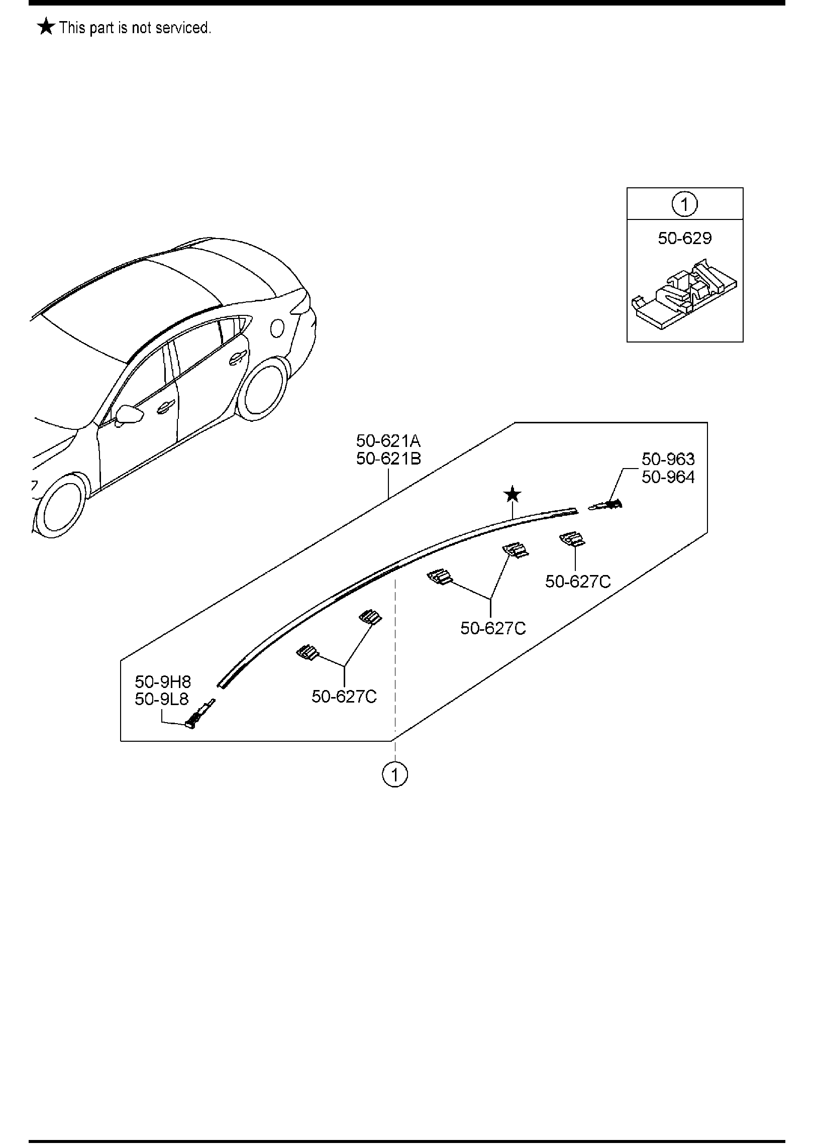 Diagram BODY MOULDINGS for your 2018 Mazda CX-5   