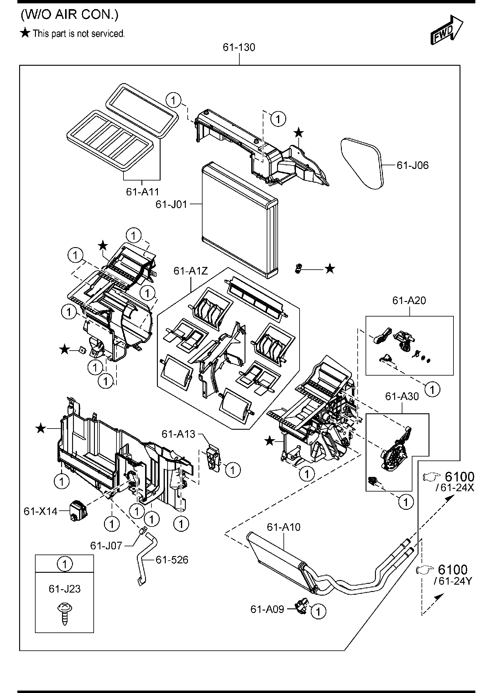 Full size assembly image of HEATER & COOLING UNIT (1/4)