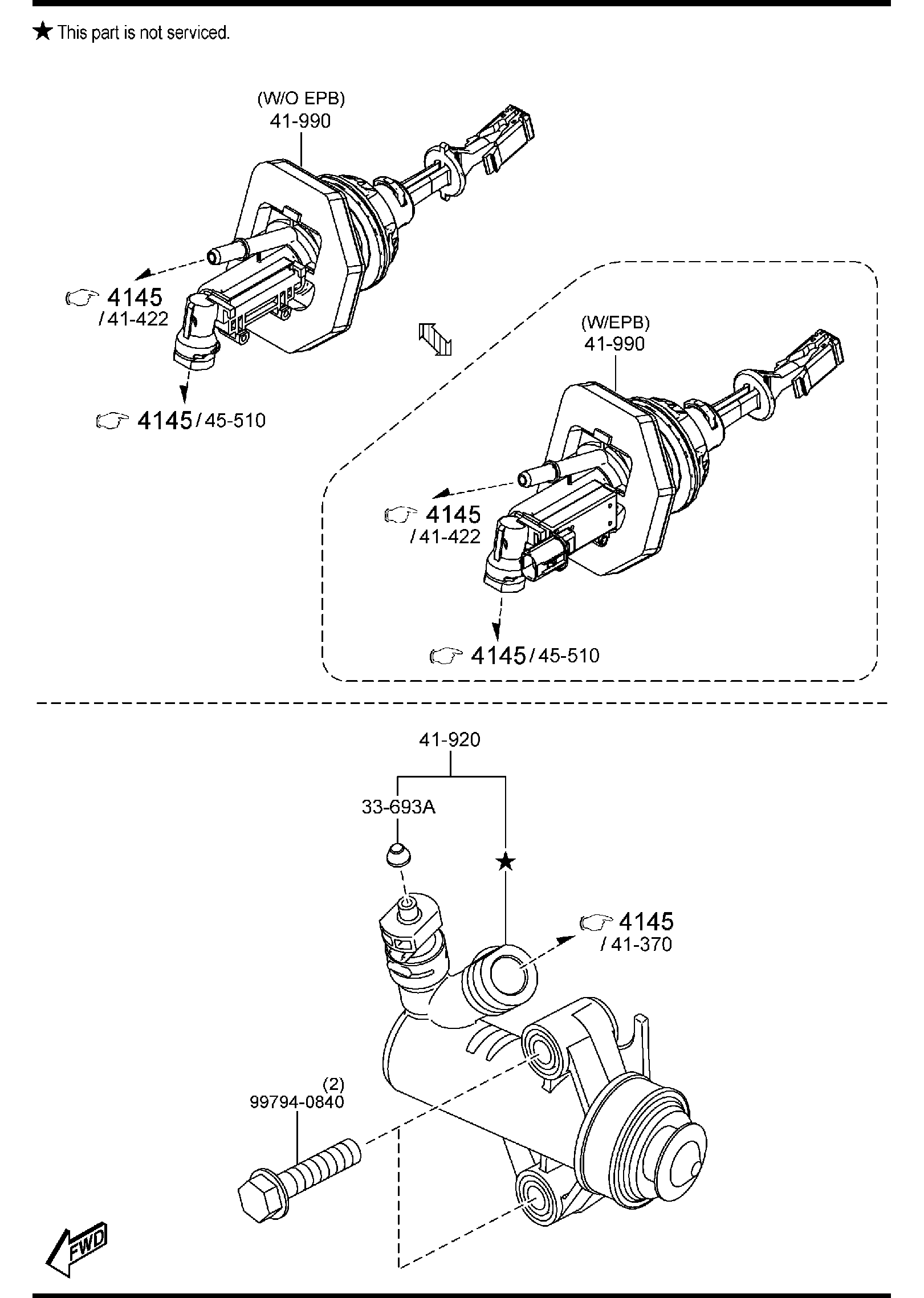 Diagram CLUTCH RELEASE & MASTER CYLINDERS (MANUAL TRANSMISSION) for your 2016 Mazda Mazda3  HATCHBACK I (VIN Begins: 3MZ) 