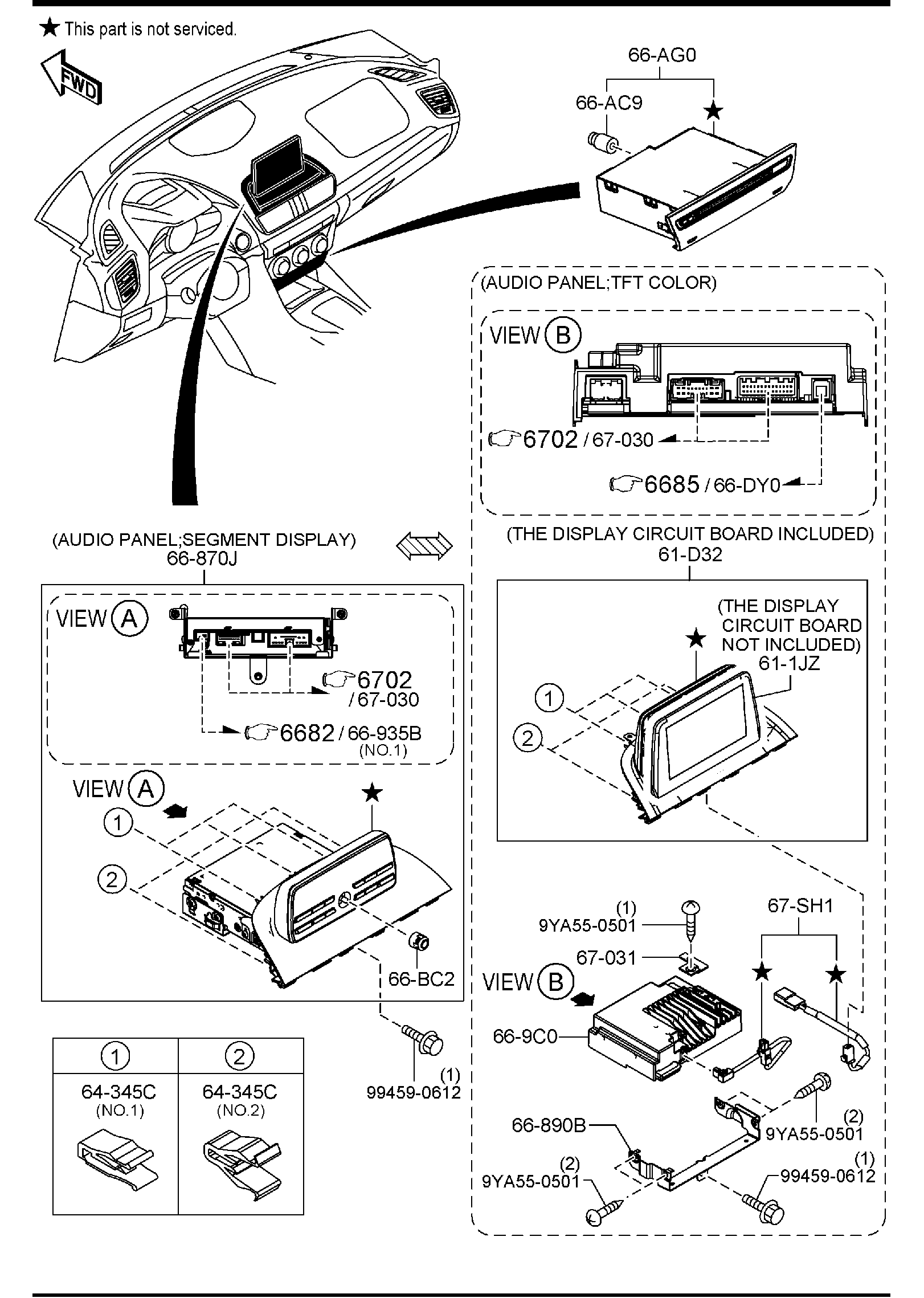 Diagram AUDIO SYSTEMS (RADIO & TAPE DECK) for your 2014 Mazda Mazda3  SEDAN STR 