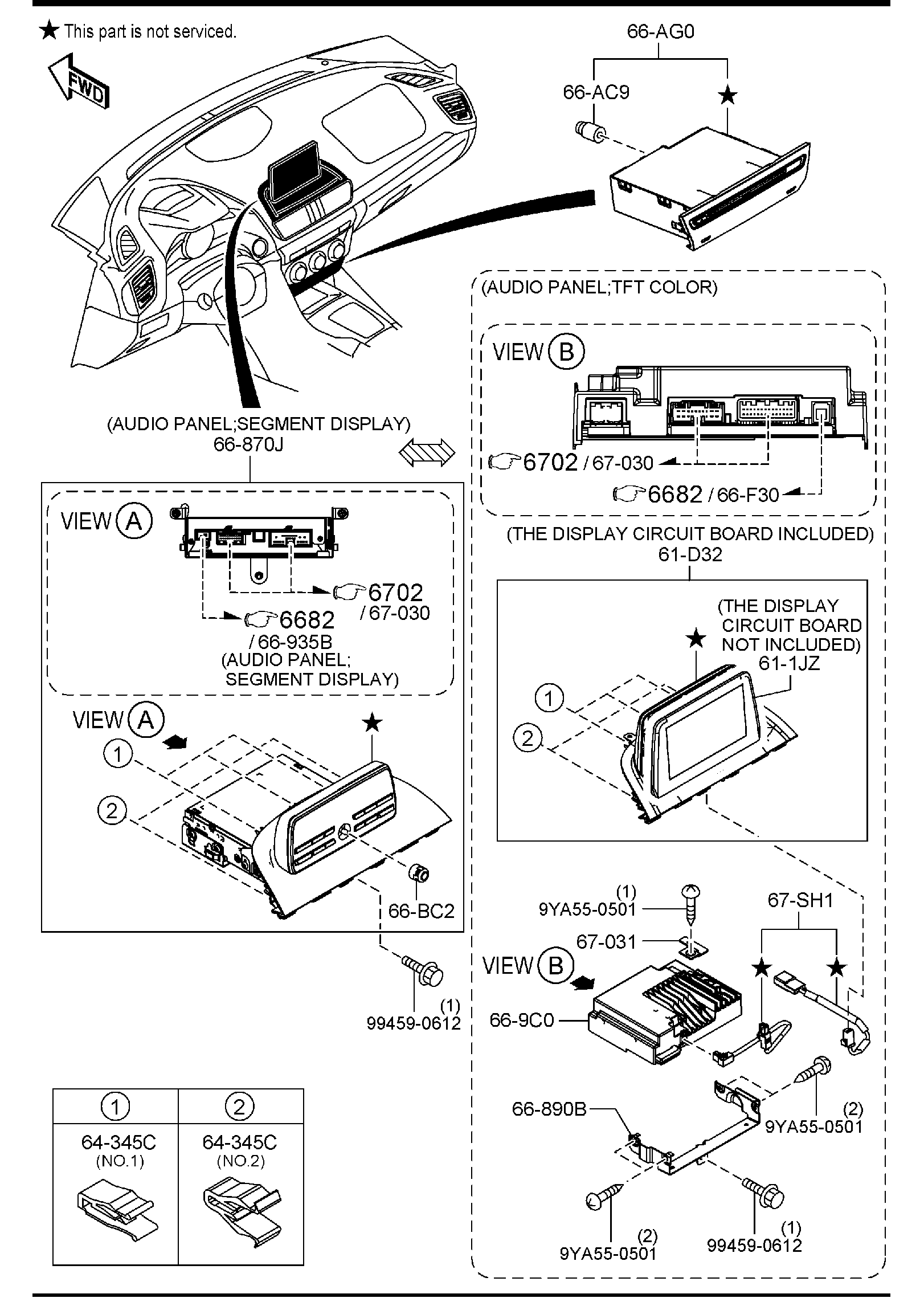 Diagram AUDIO SYSTEMS (RADIO & TAPE DECK) for your 2014 Mazda Mazda3  SEDAN STR 