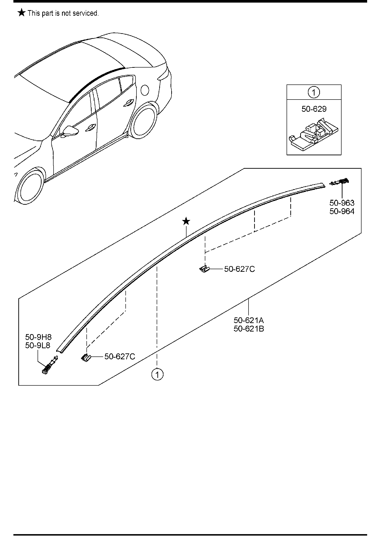 Diagram BODY MOULDINGS (4-DOOR) for your 2018 Mazda CX-5   