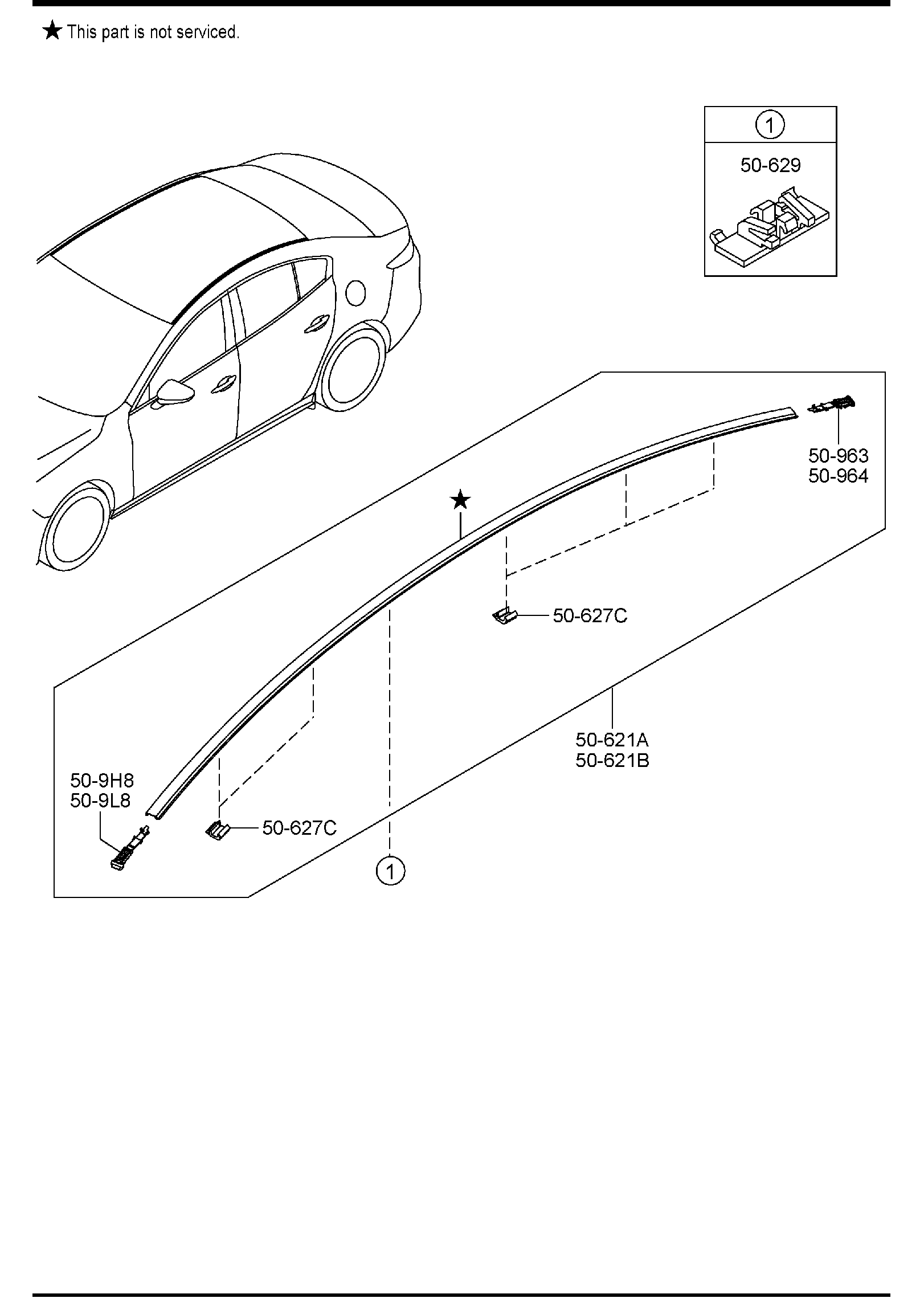 Diagram BODY MOULDINGS for your 2018 Mazda CX-5   