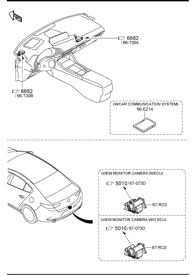 Diagram CAR COMMUNICATION SYSTEM for your 2022 Mazda MX-5 Miata  Grand Touring 