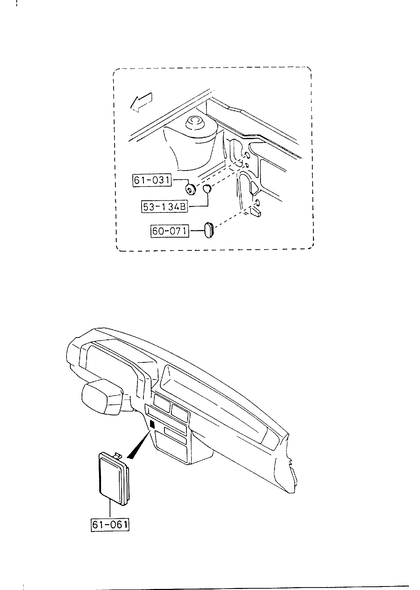 Diagram AIR CONDITIONER for your 1990 Mazda B2200  CAB PLUS SE 