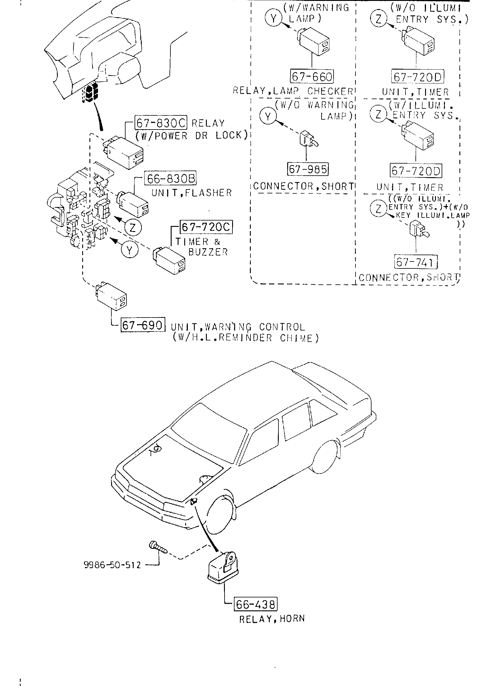 Full size assembly image of RELAYS & UNIT (BODY) (1/1)