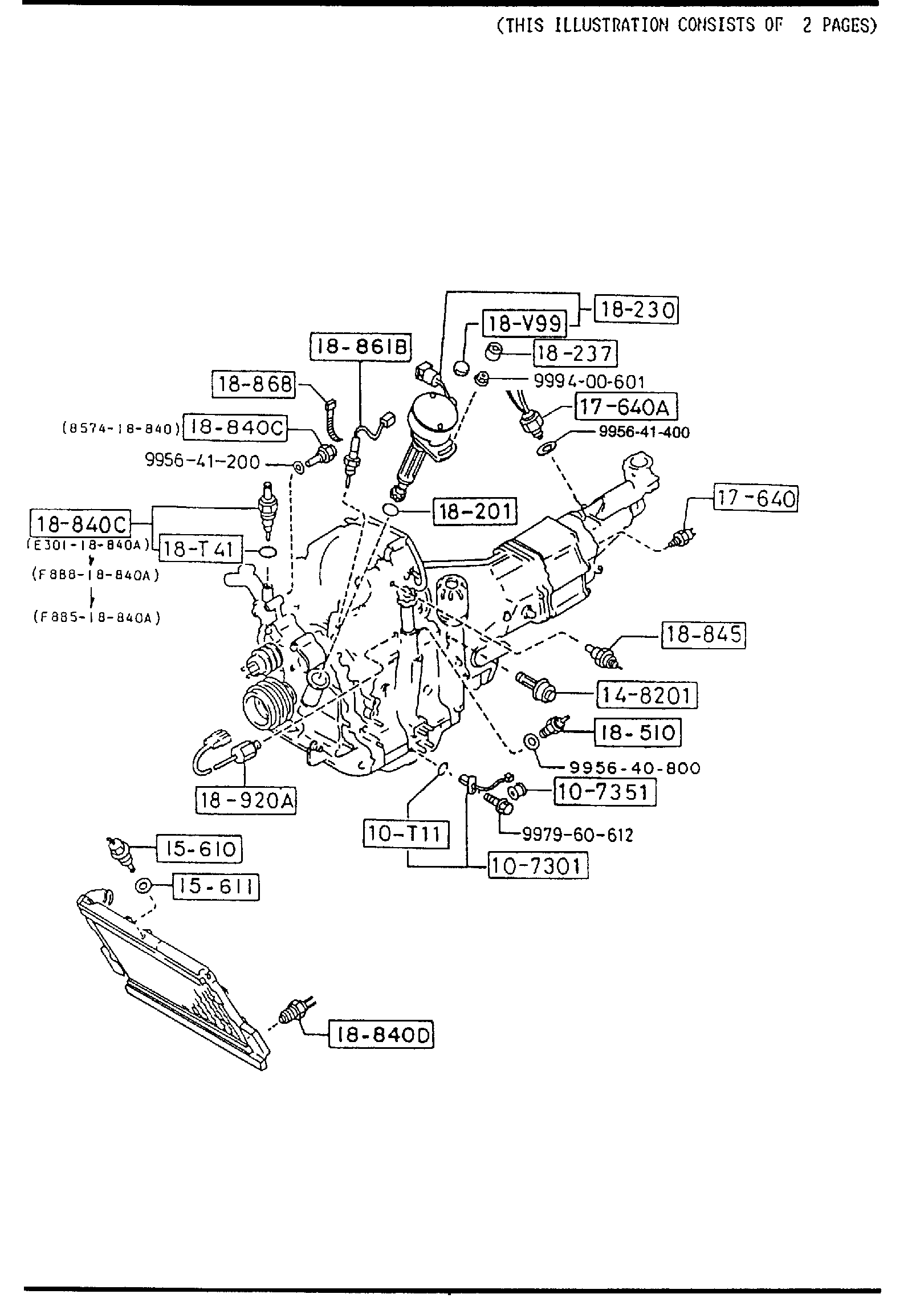 Diagram SWITCHES & RELAYS (ENGINE) (TURBO) for your 2008 Mazda Mazda3  HATCHBACK BASE 