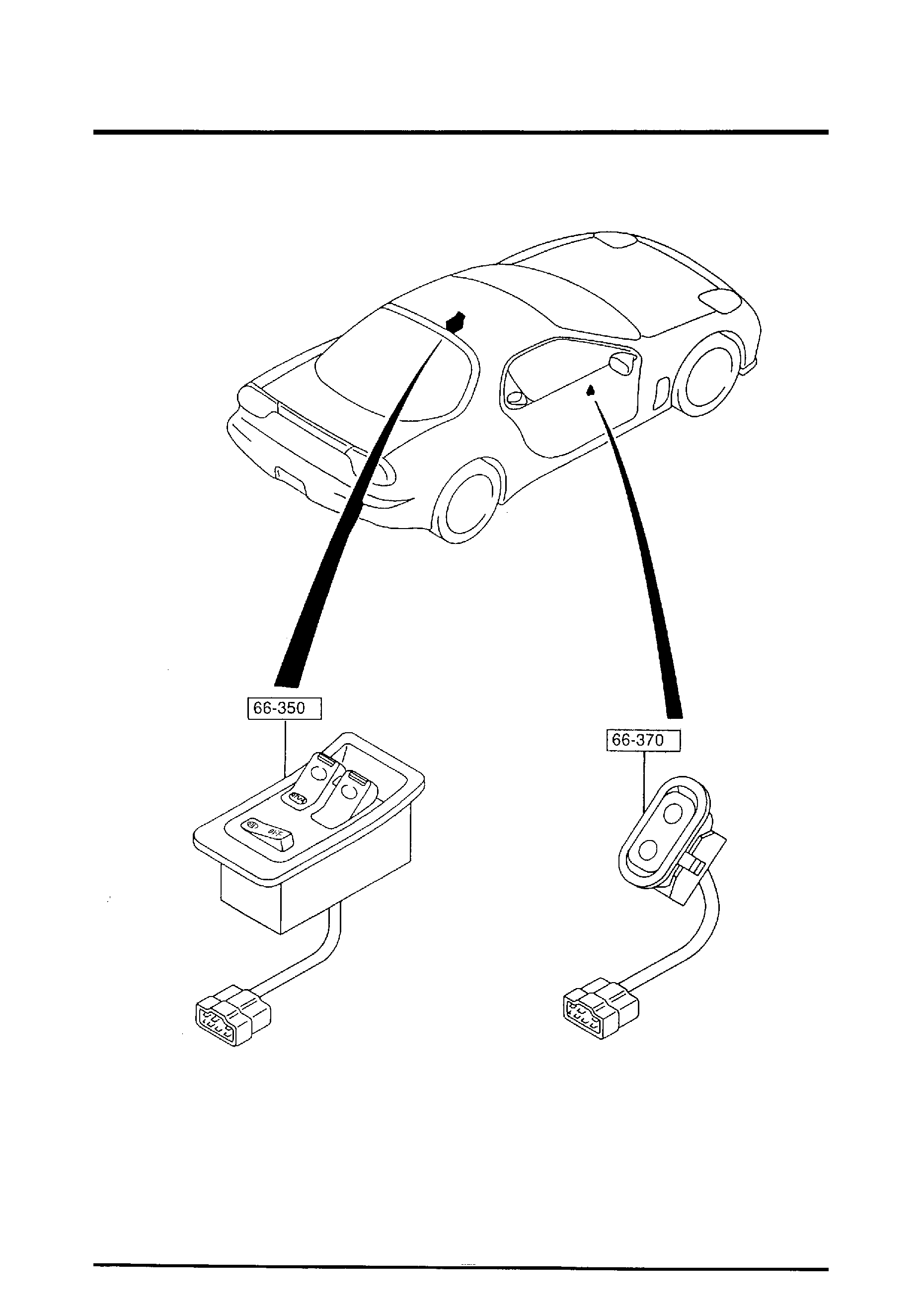 Diagram POWER WINDOW SWITCHES for your 2009 Mazda Mazda3   