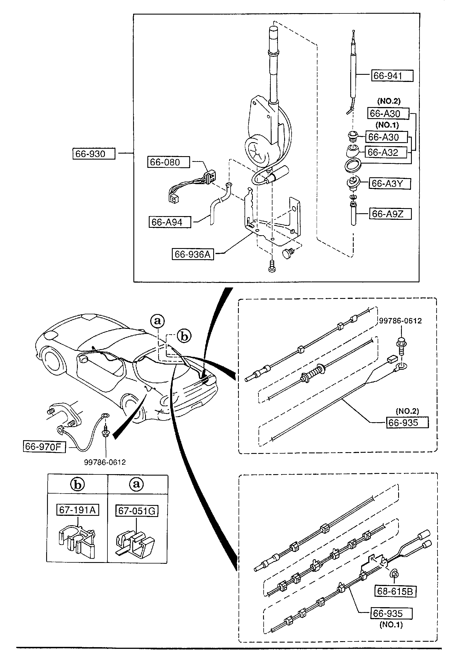 Diagram AUDIO SYSTEMS (ANTENNA & SPEAKER) for your 2022 Mazda CX-5   