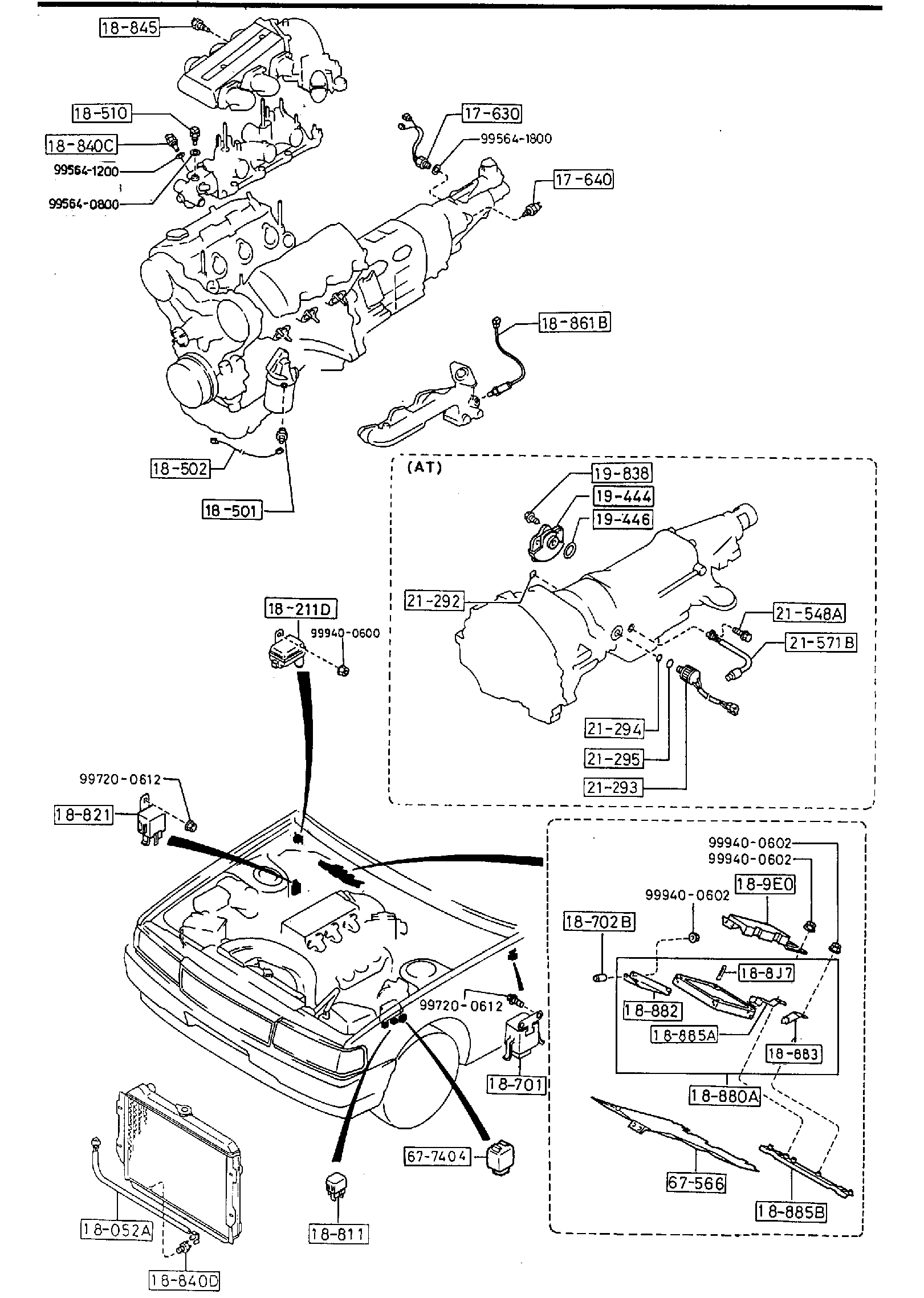 Diagram ENGINE SWITCHES & RELAYS for your 2008 Mazda Mazda3  SEDAN I IPM 