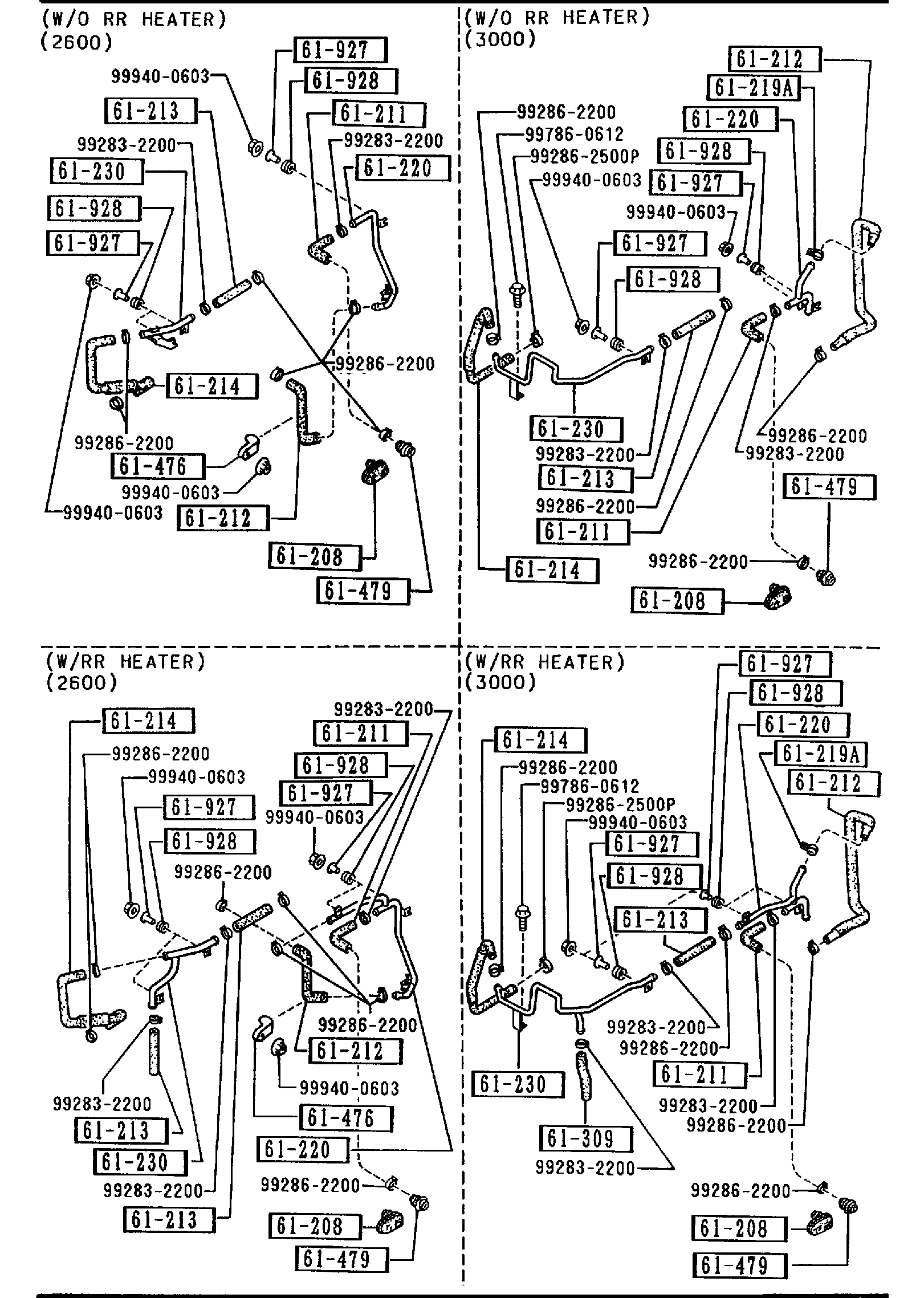Diagram FRONT HEATER for your Mazda