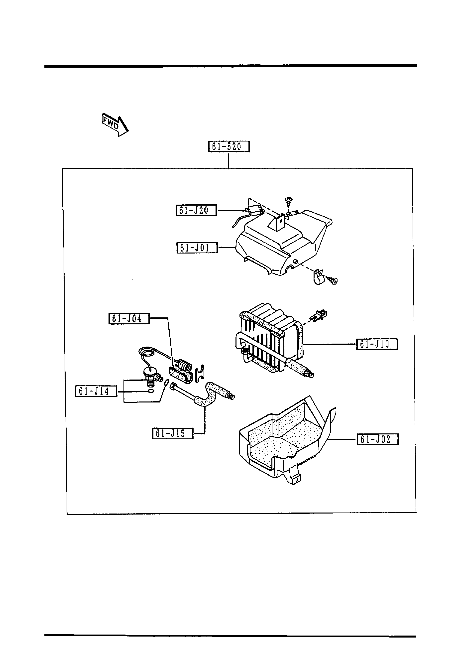 Full size assembly image of AIR CONDITIONING COOLING UNIT (1/1)