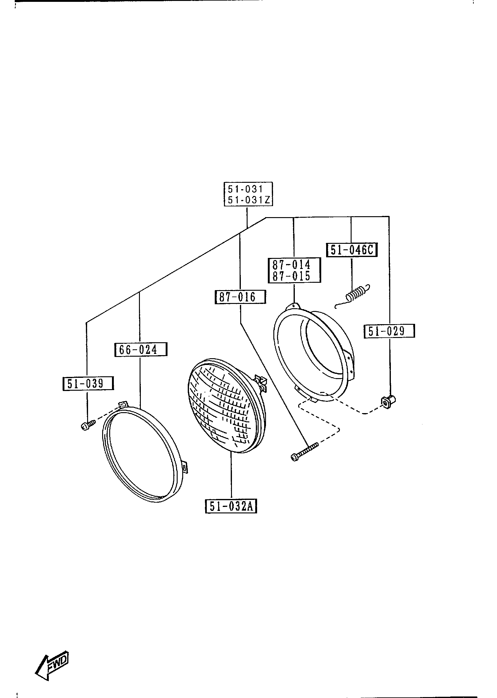 Diagram HEAD LAMPS for your 2009 Mazda Mazda5 2.3L MT SPORT WAGON 