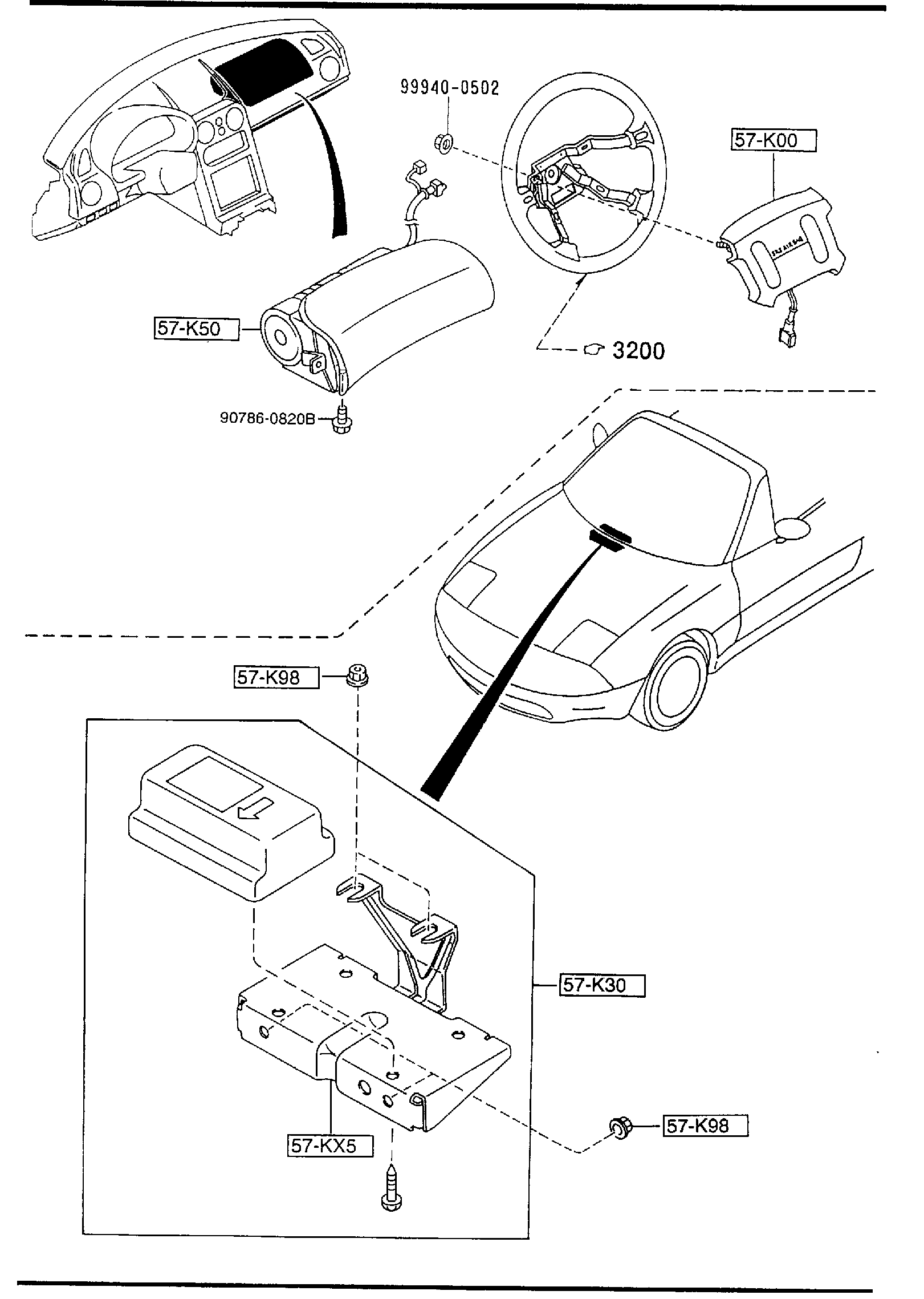 Diagram AIR BAG for your 2019 Mazda CX-5   