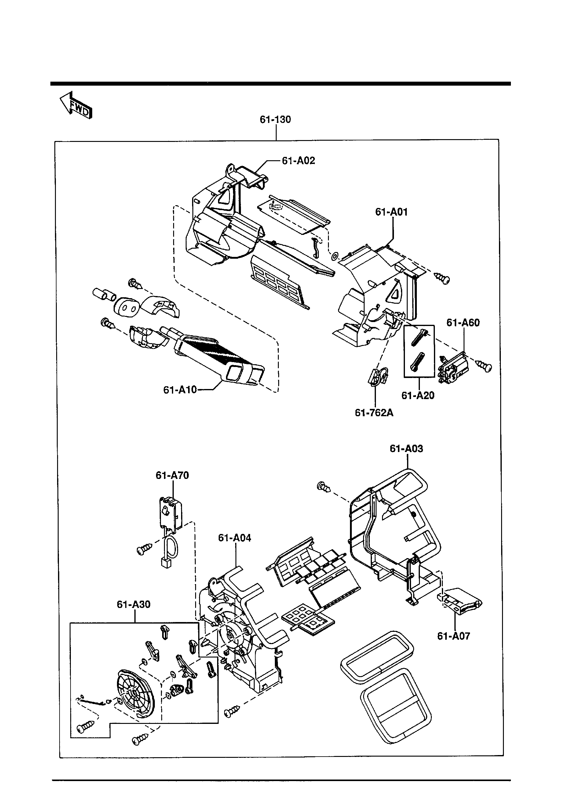 Diagram HEATER UNIT for your 2011 Mazda MX-5 Miata   