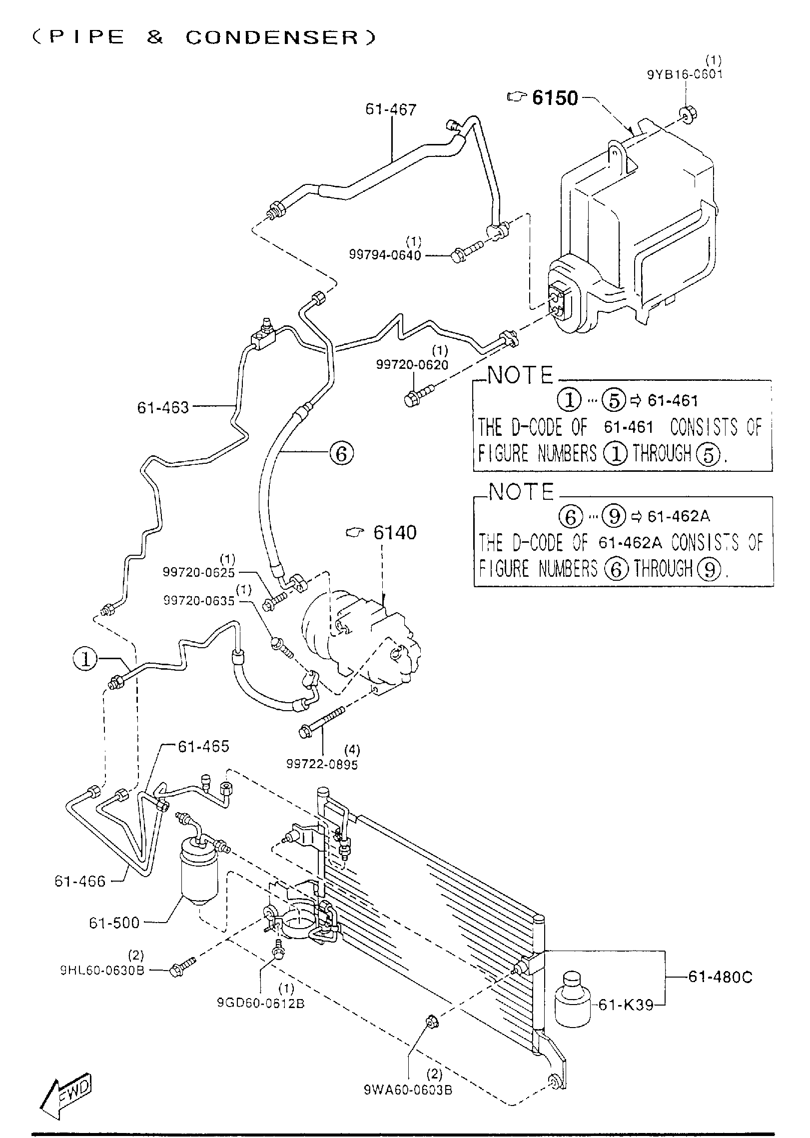 Diagram AIR CONDITIONER (2500CC) for your 2013 Mazda CX-5   