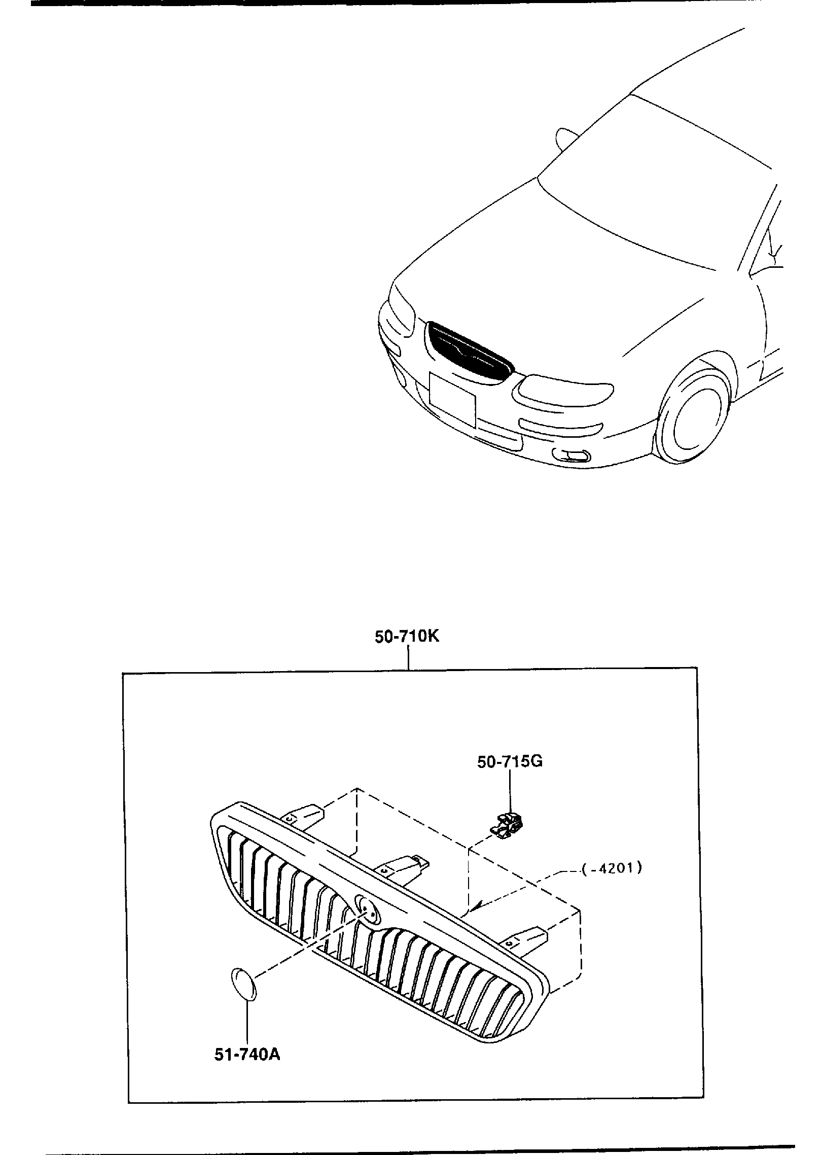 Diagram RADIATOR GRILLE for your 2015 Mazda MX-5 Miata   