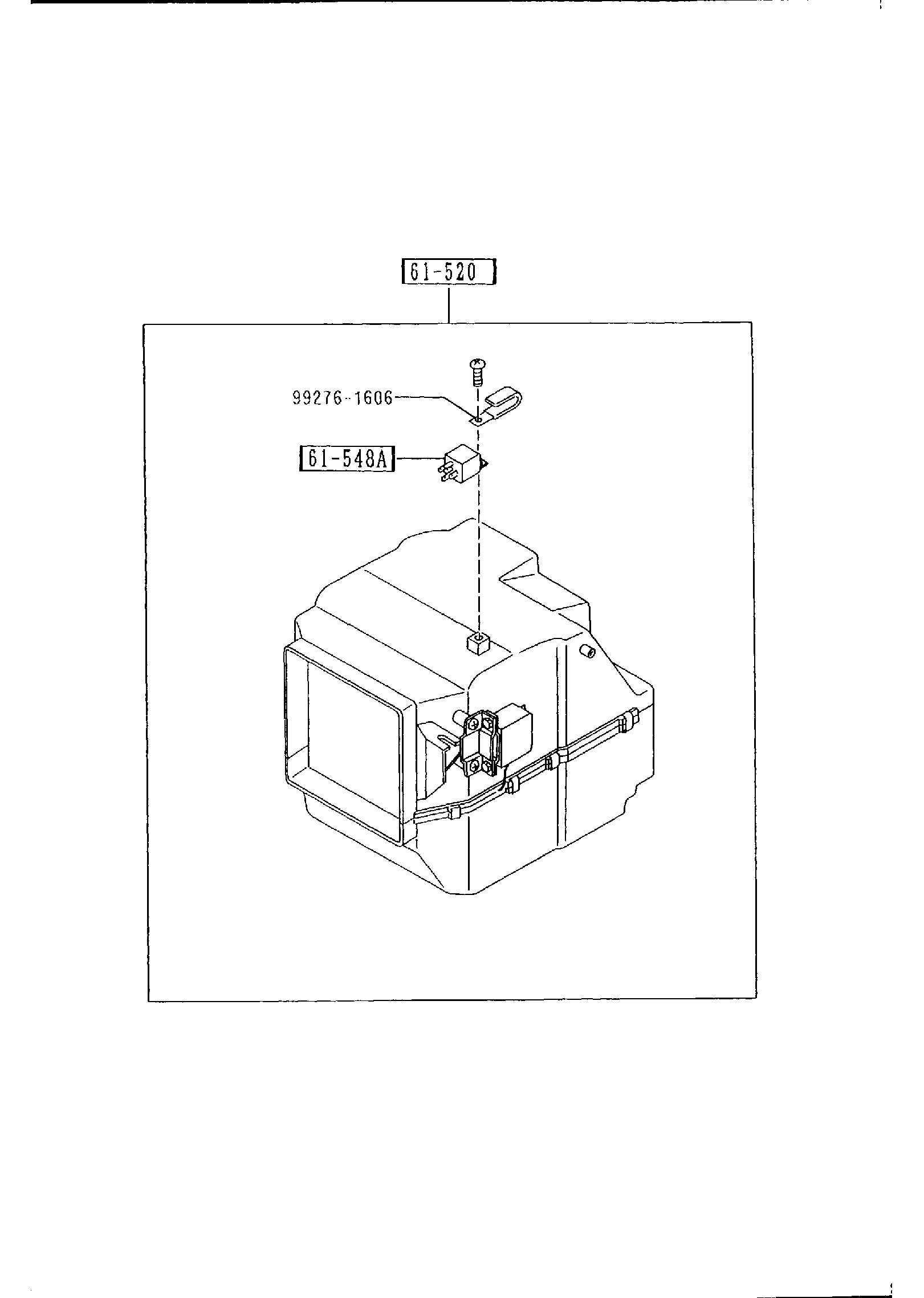 Full size assembly image of COOLING UNIT (AIR CONDITIONER) (OPTIONAL PARTS:'91 MODEL) (1/1)