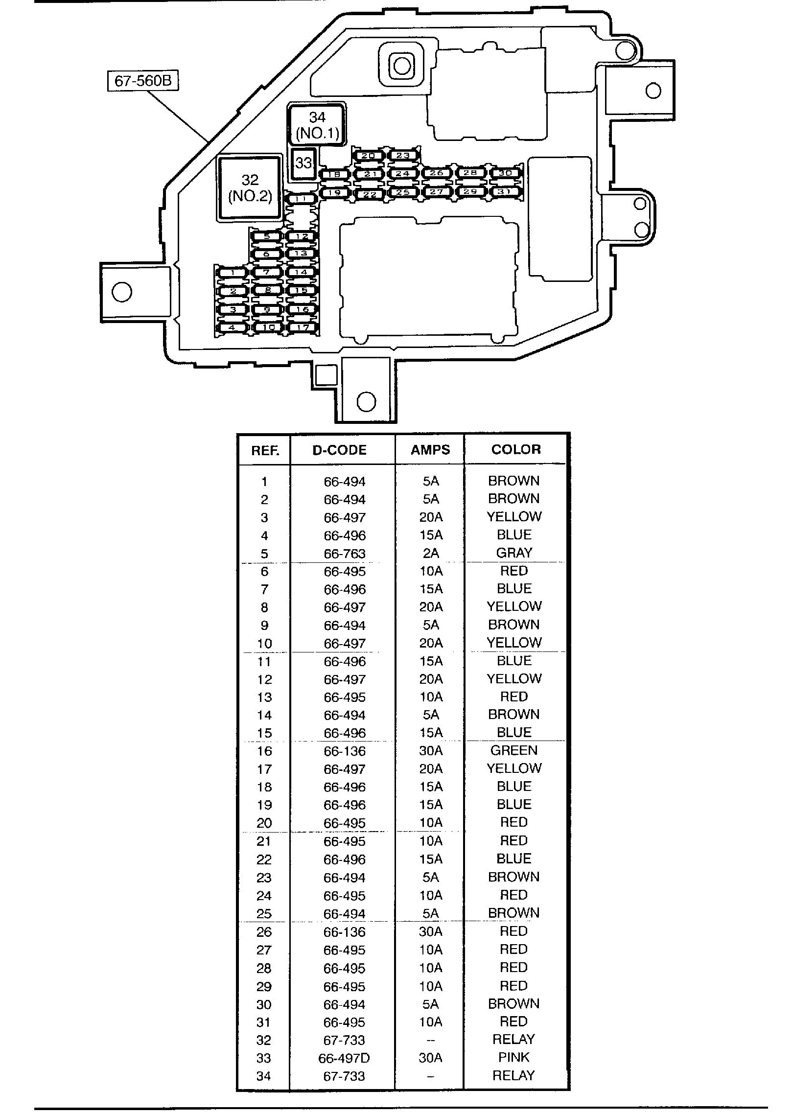Diagram ENGINE SWITCHES & RELAY (3000CC) for your 2005 Mazda B4000  CAB PLUS  