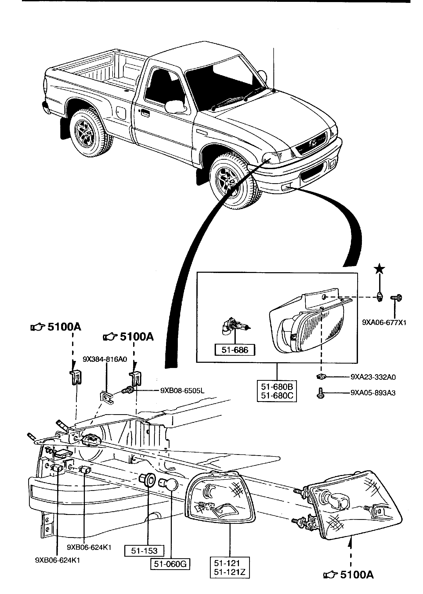 Diagram FRONT COMBINATION LAMPS for your 2009 Mazda MX-5 Miata   