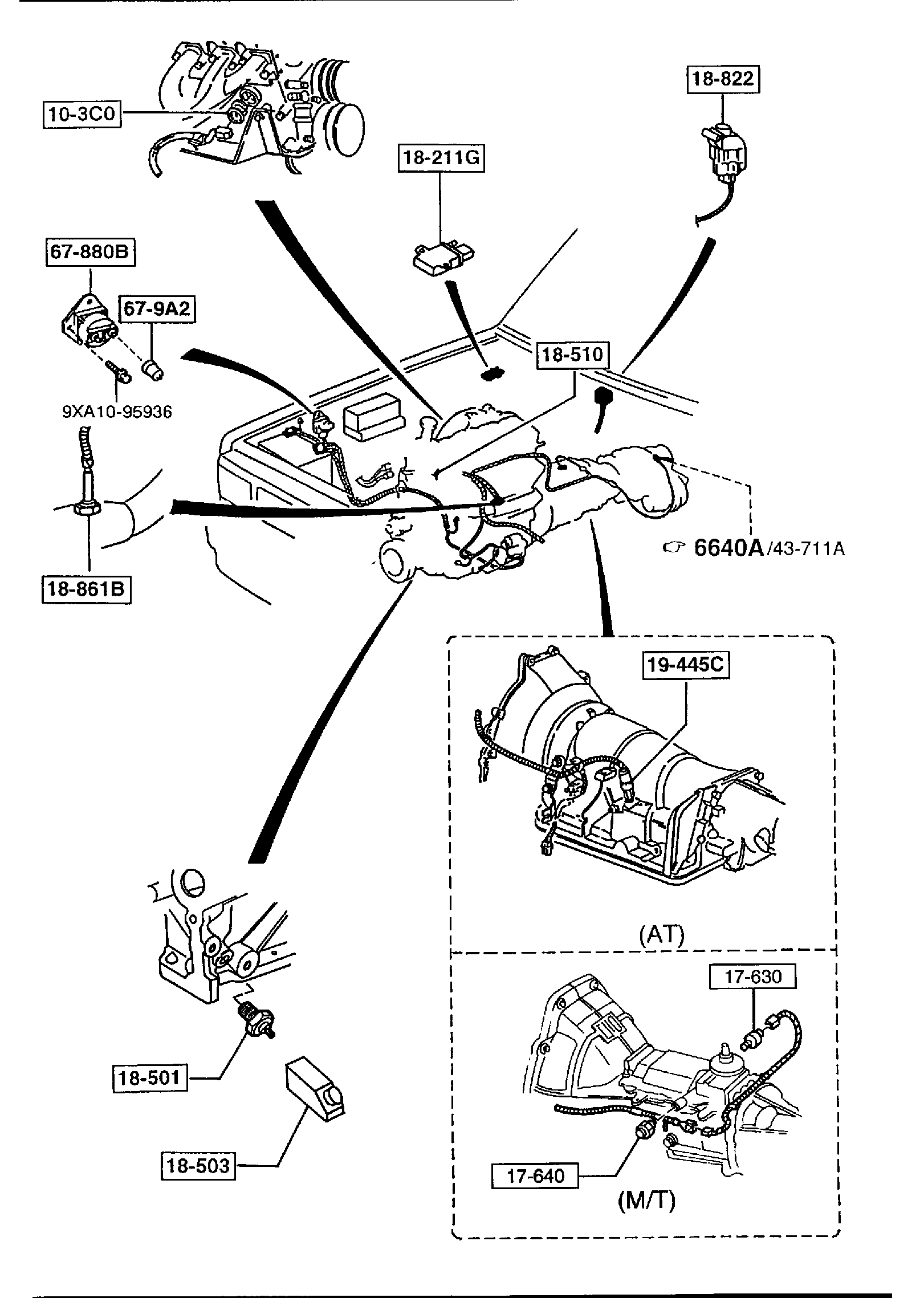 Diagram ENGINE SWITCHES & RELAY for your Mazda
