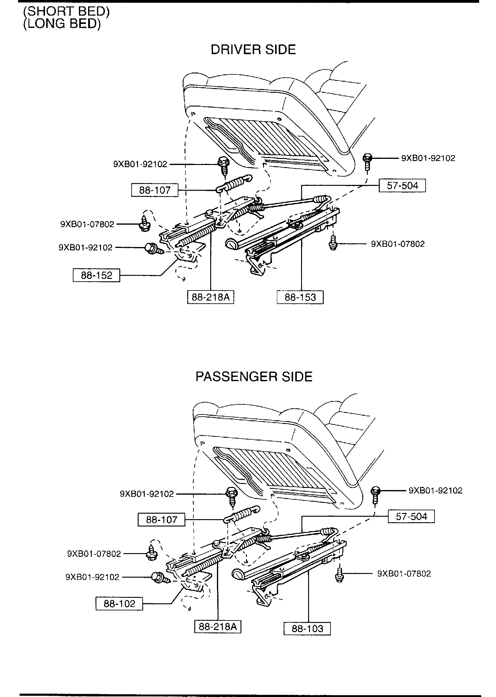 Diagram FRONT SEATS (SPORT BUCKET) for your 2017 Mazda MX-5 Miata   