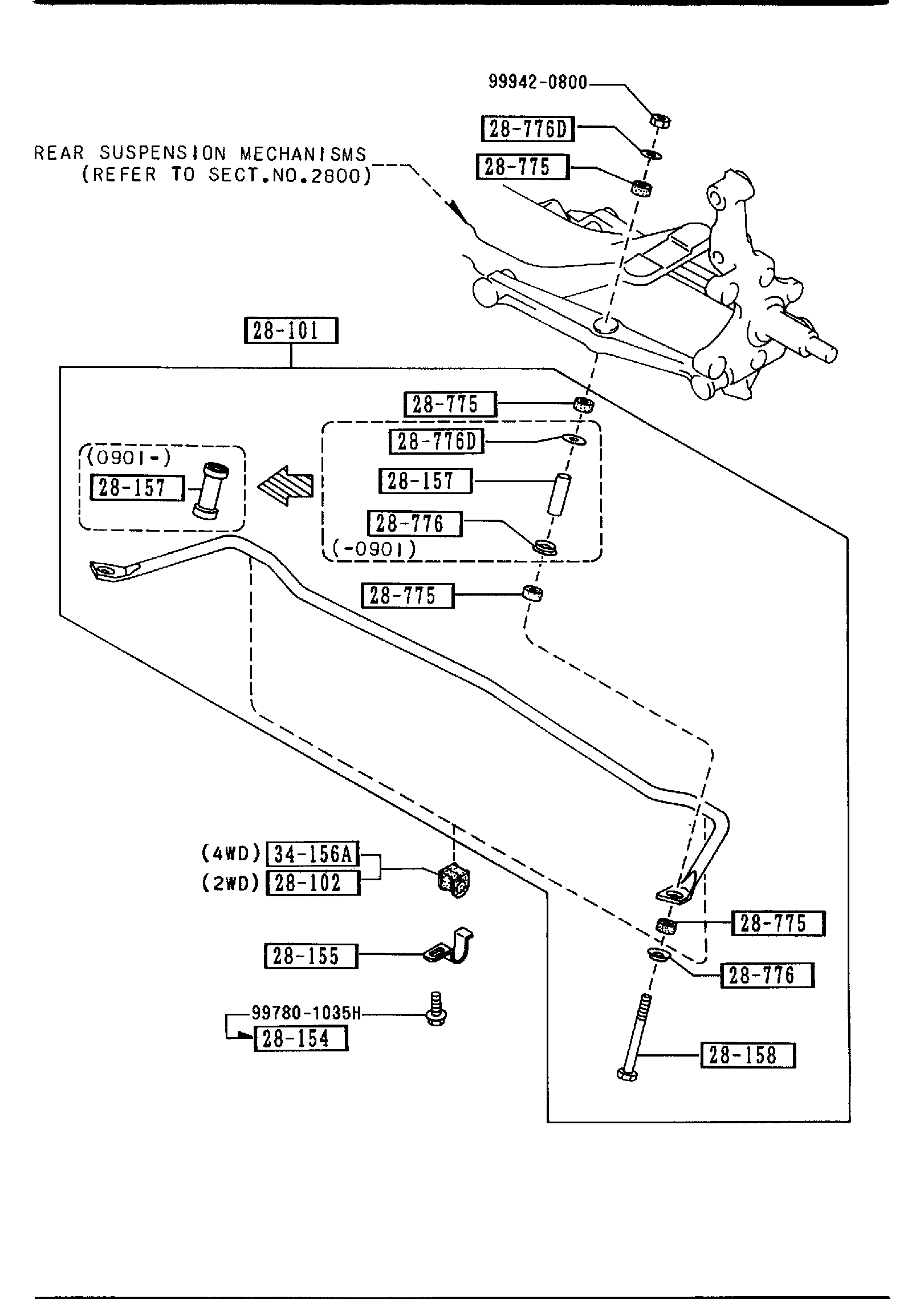 Diagram REAR STABILIZER for your 2015 Mazda Mazda3  SEDAN ITR (VIN Begins: 3MZ) 