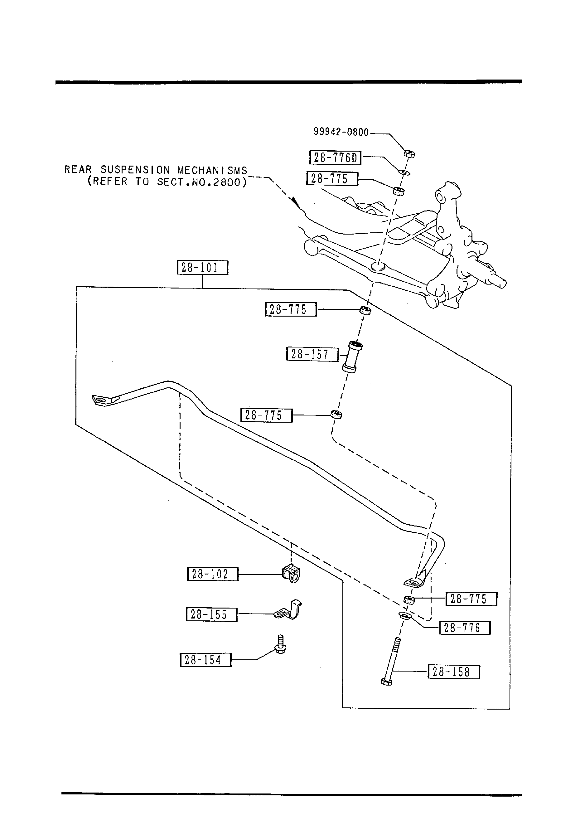 Diagram REAR STABILIZER for your 2015 Mazda Mazda3  SEDAN ITR (VIN Begins: 3MZ) 