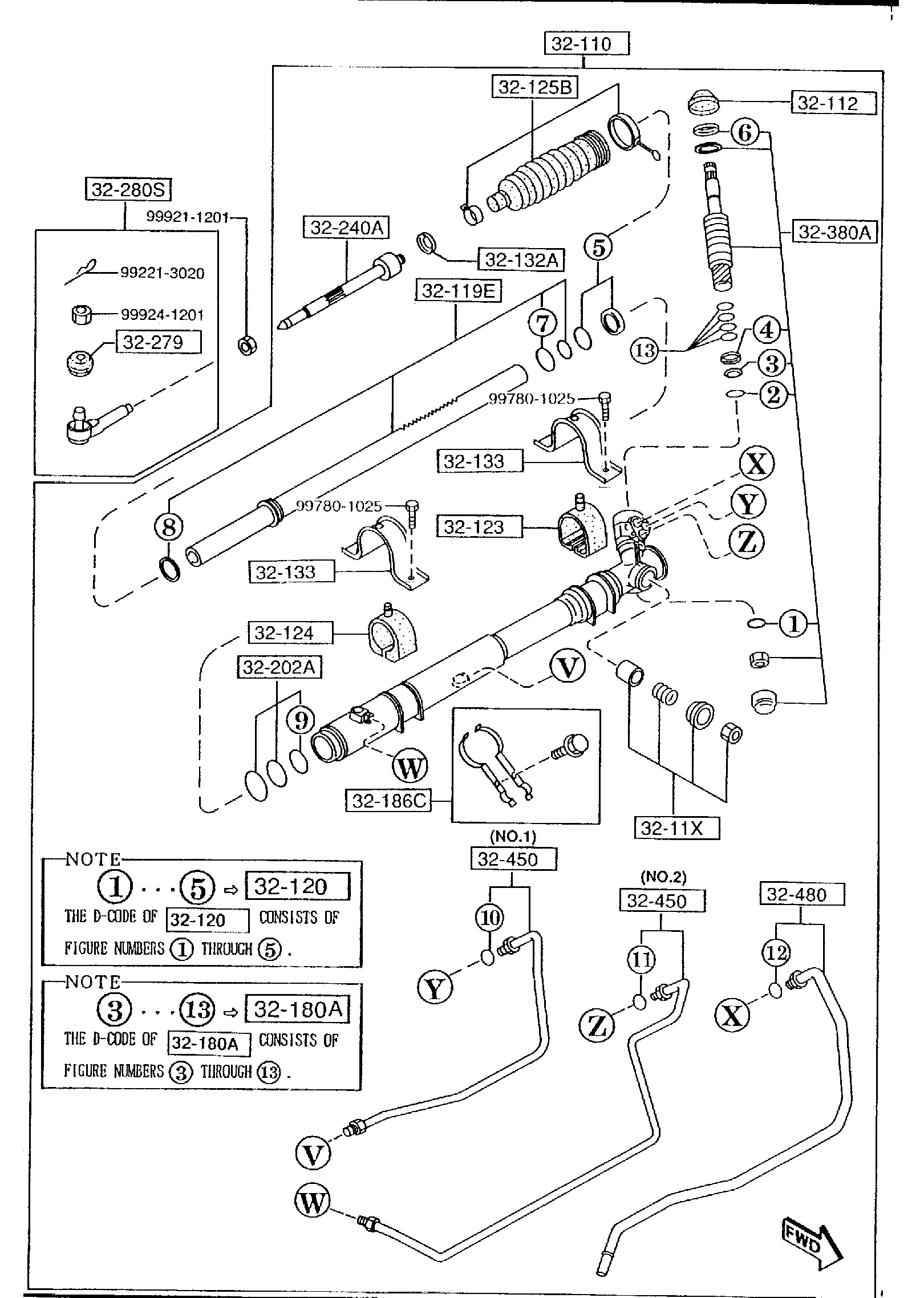 Diagram STEERING GEAR for your 2017 Mazda Mazda3  HATCHBACK TOURING (VIN Begins: JM1) 