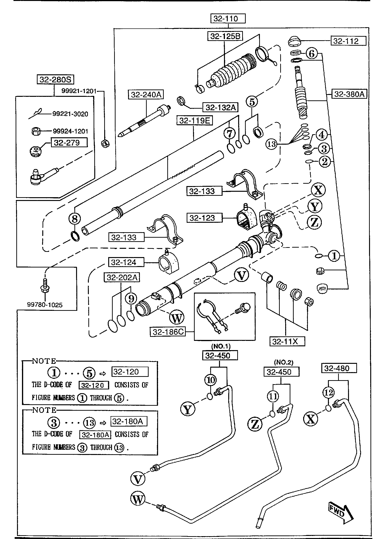 Diagram STEERING GEAR for your 2017 Mazda Mazda3  HATCHBACK TOURING (VIN Begins: JM1) 