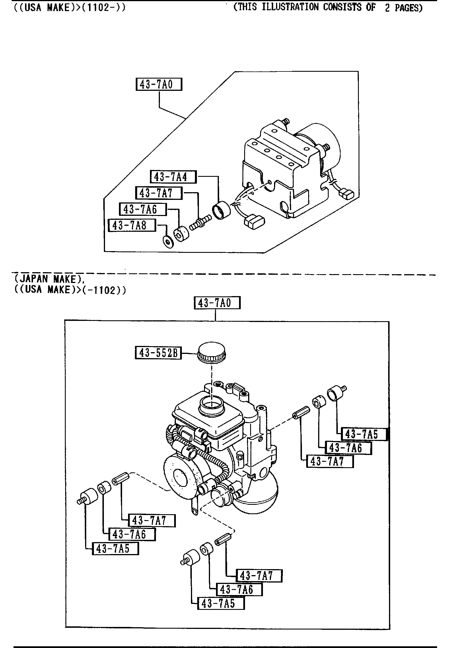 Diagram ANTILOCK BRAKE SYSTEM for your Mazda