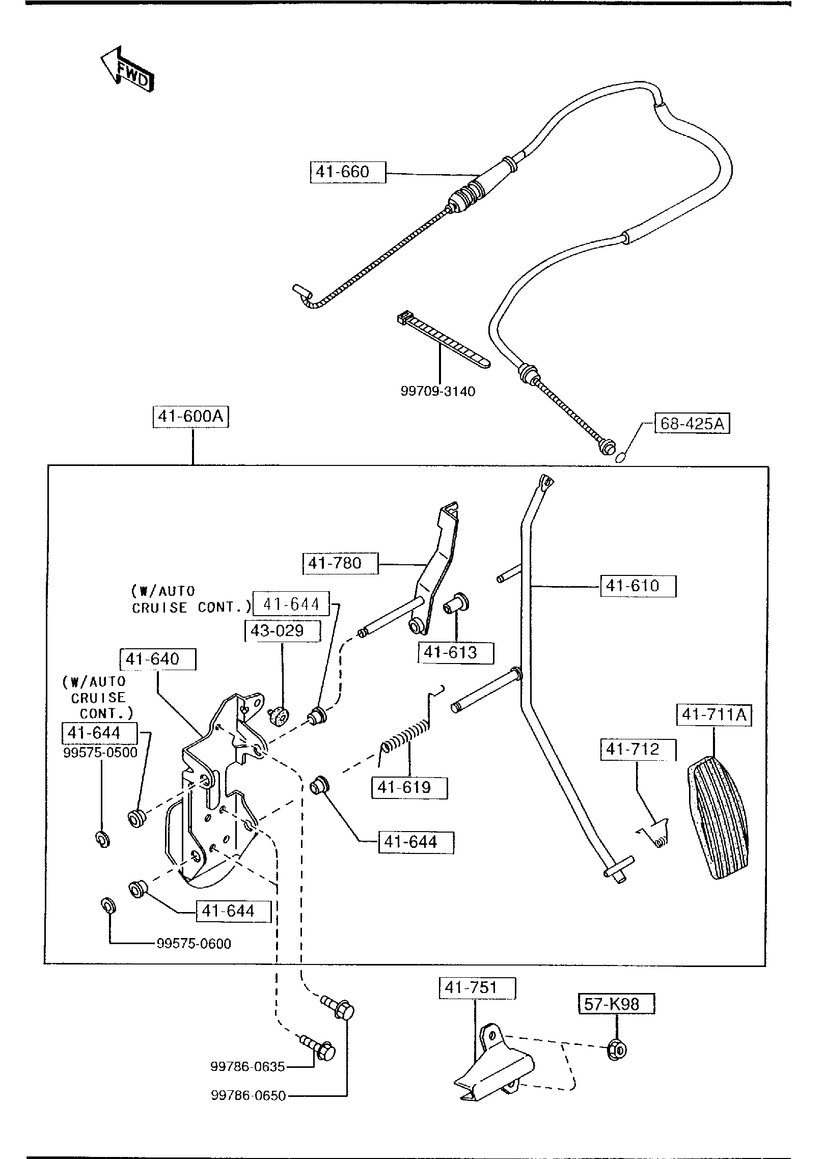 Full size assembly image of ACCELERATOR CONTROL SYSTEM (1/1)