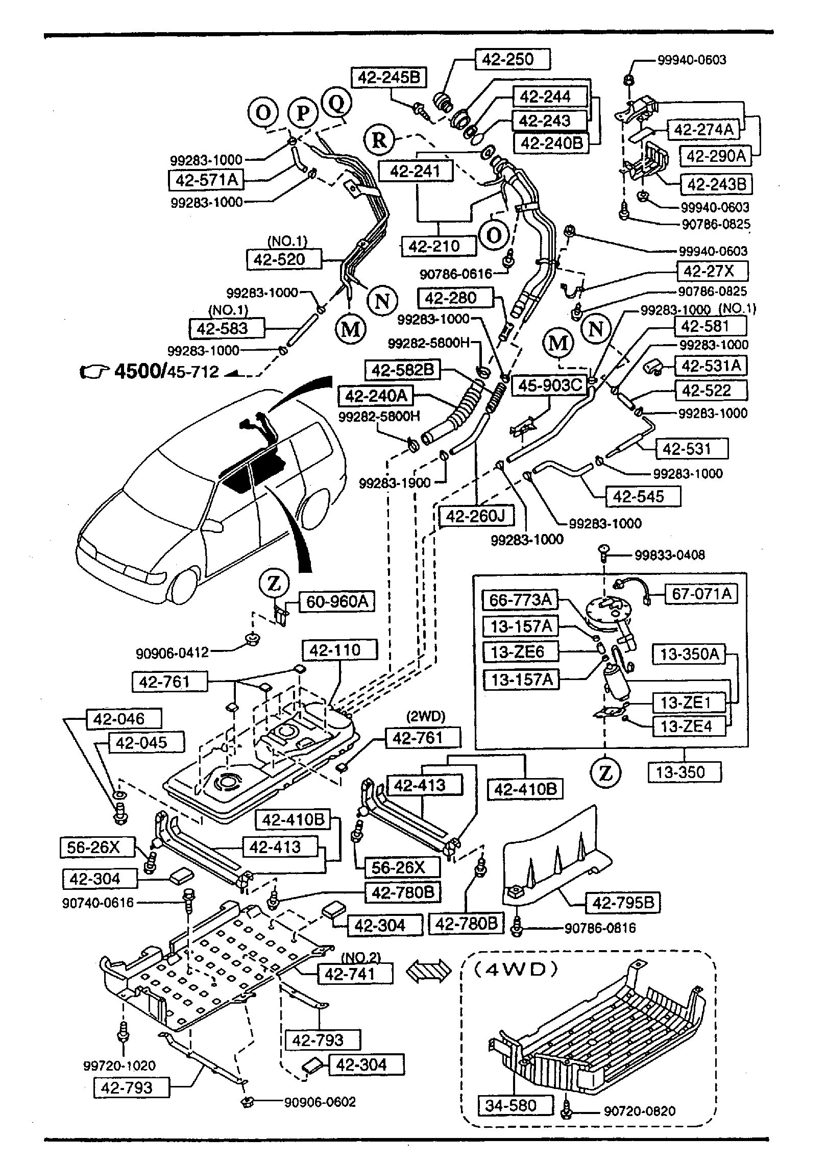 Diagram FUEL TANK for your 2010 Mazda Mazda3  HATCHBACK SP 