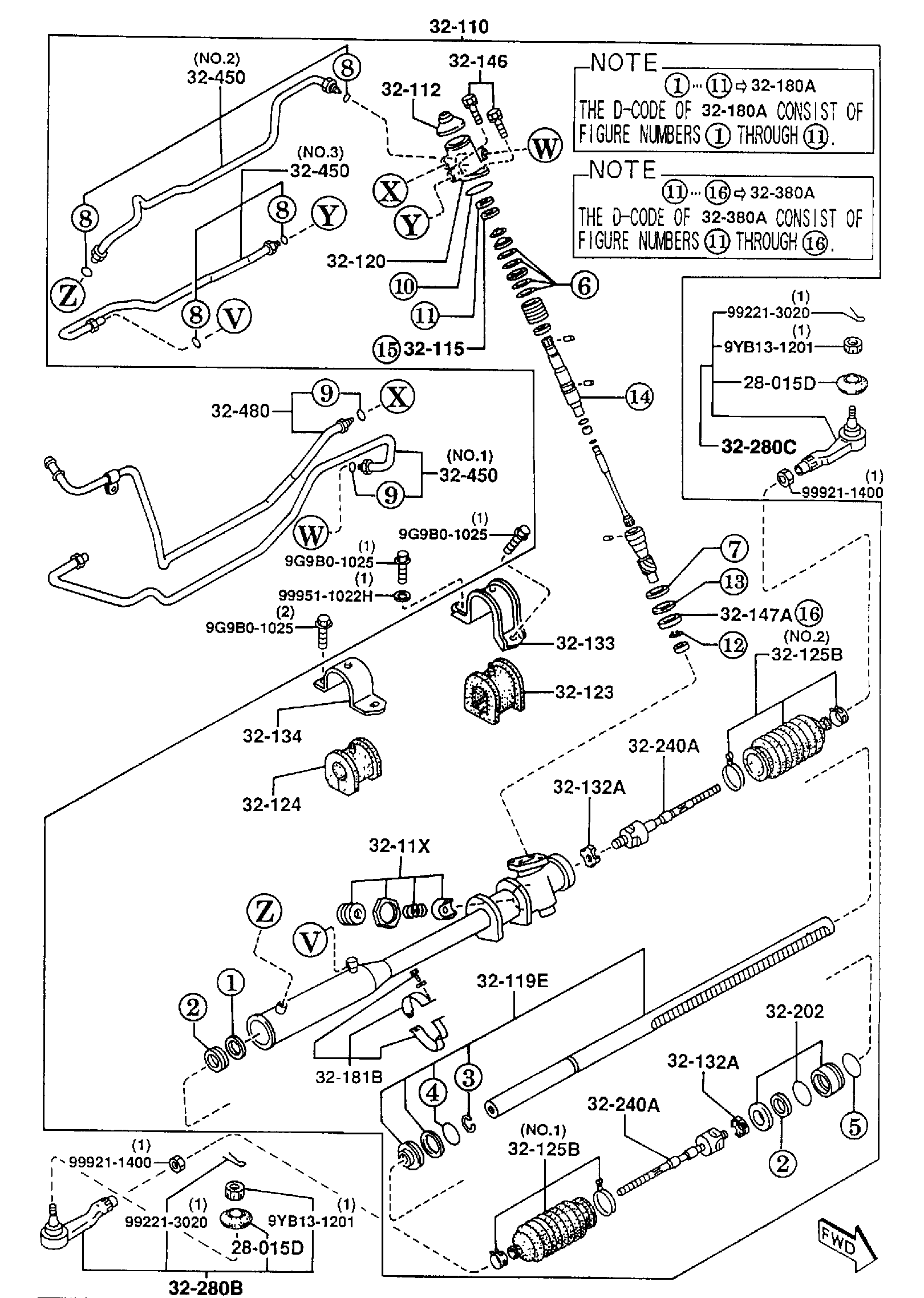 Diagram STEERING GEAR for your 2012 Mazda CX-7   