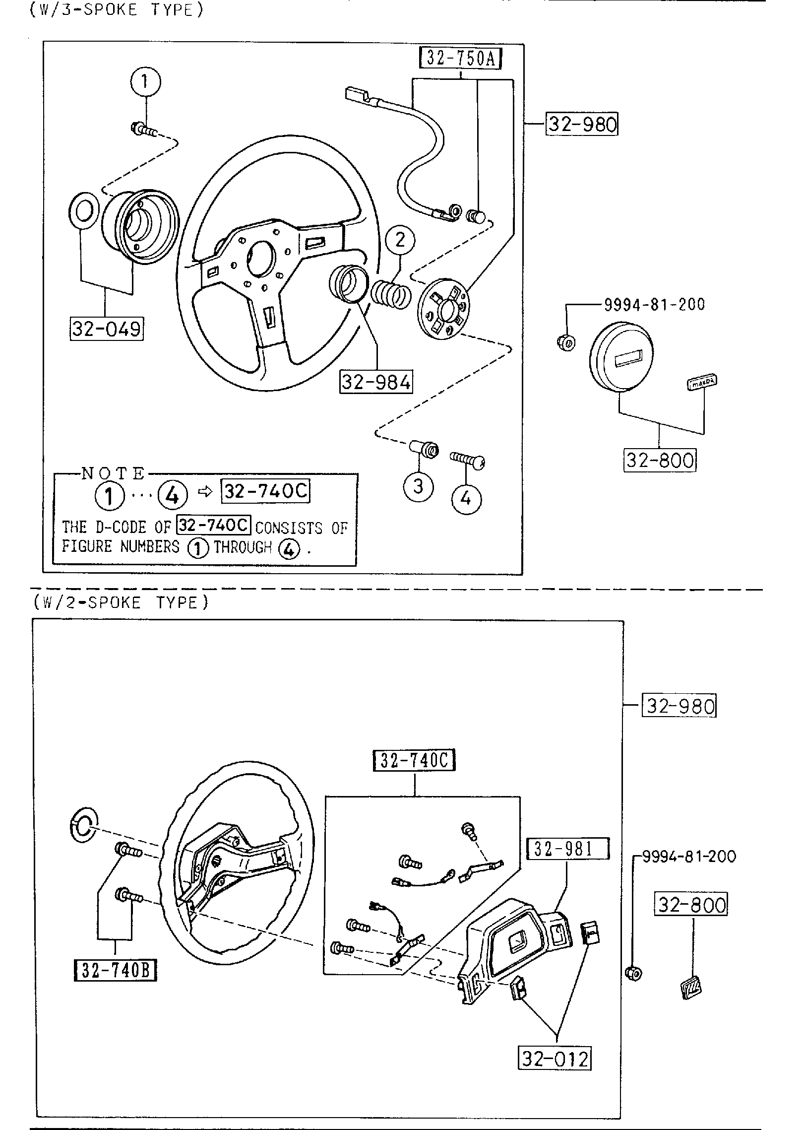 Full size assembly image of STEERING WHEEL (1/1)