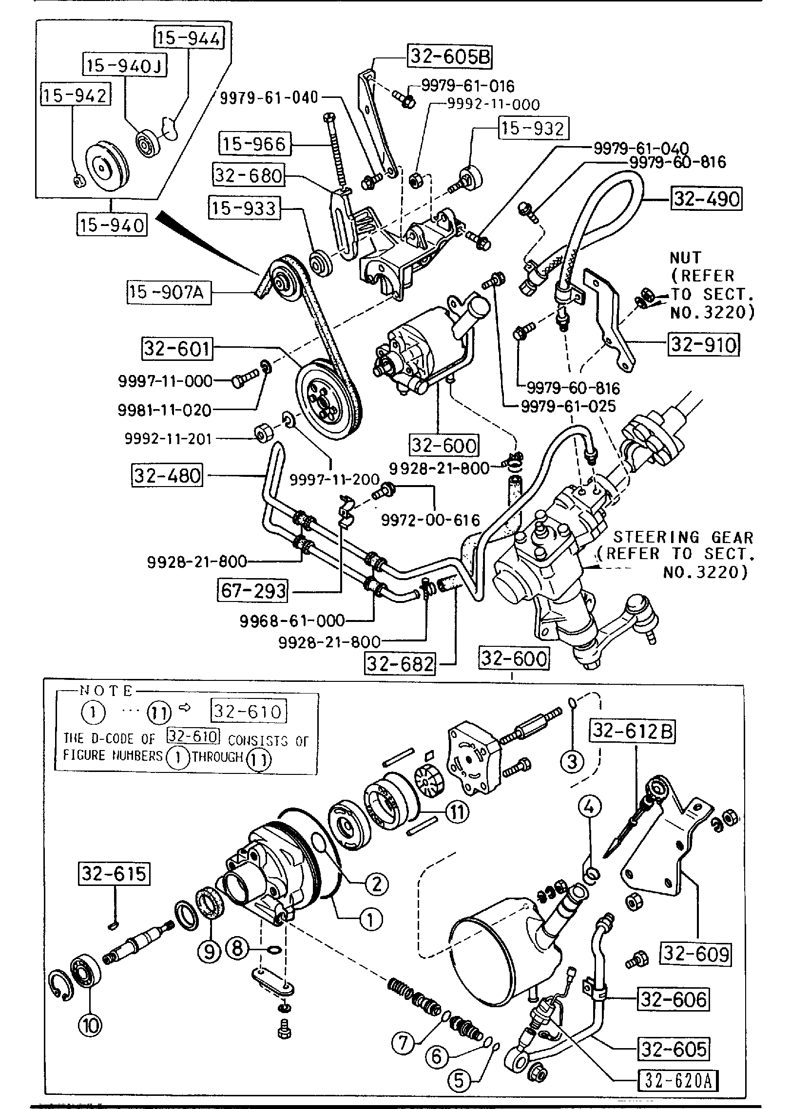 Diagram POWER STEERING SYSTEM (2200CC) for your 2011 Mazda RX-8   