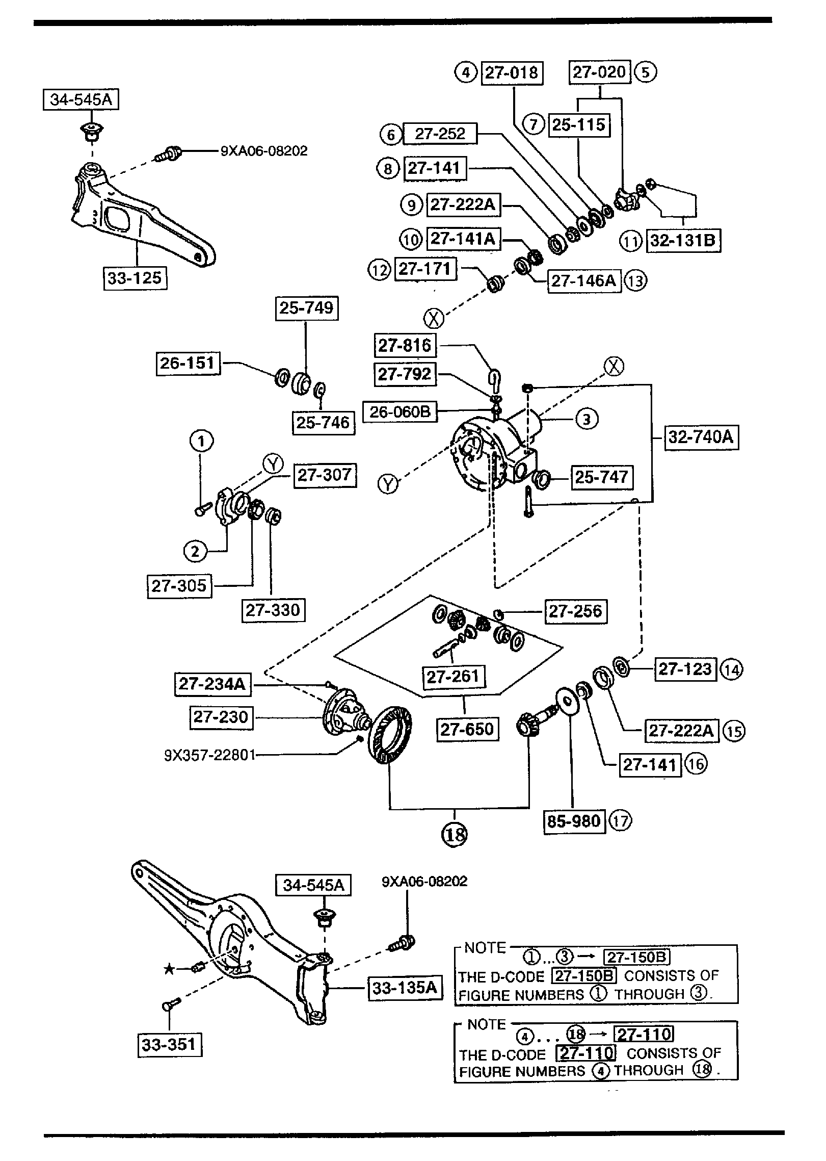 Diagram FRONT DIFFERENTIALS (4X4) for your 2007 Mazda CX-9   