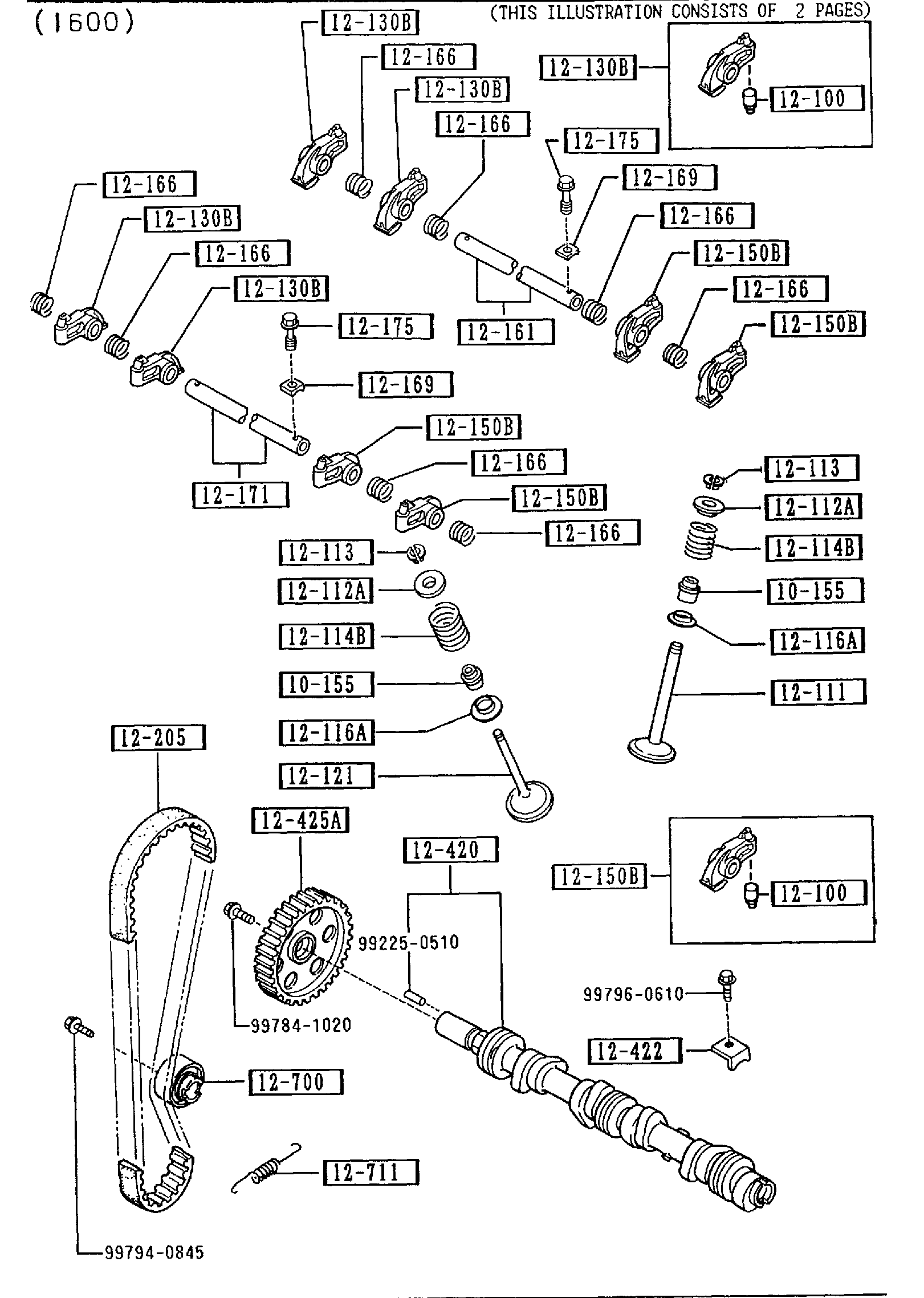 Diagram VALVE SYSTEM (OHC) for your 2005 Mazda MPV   
