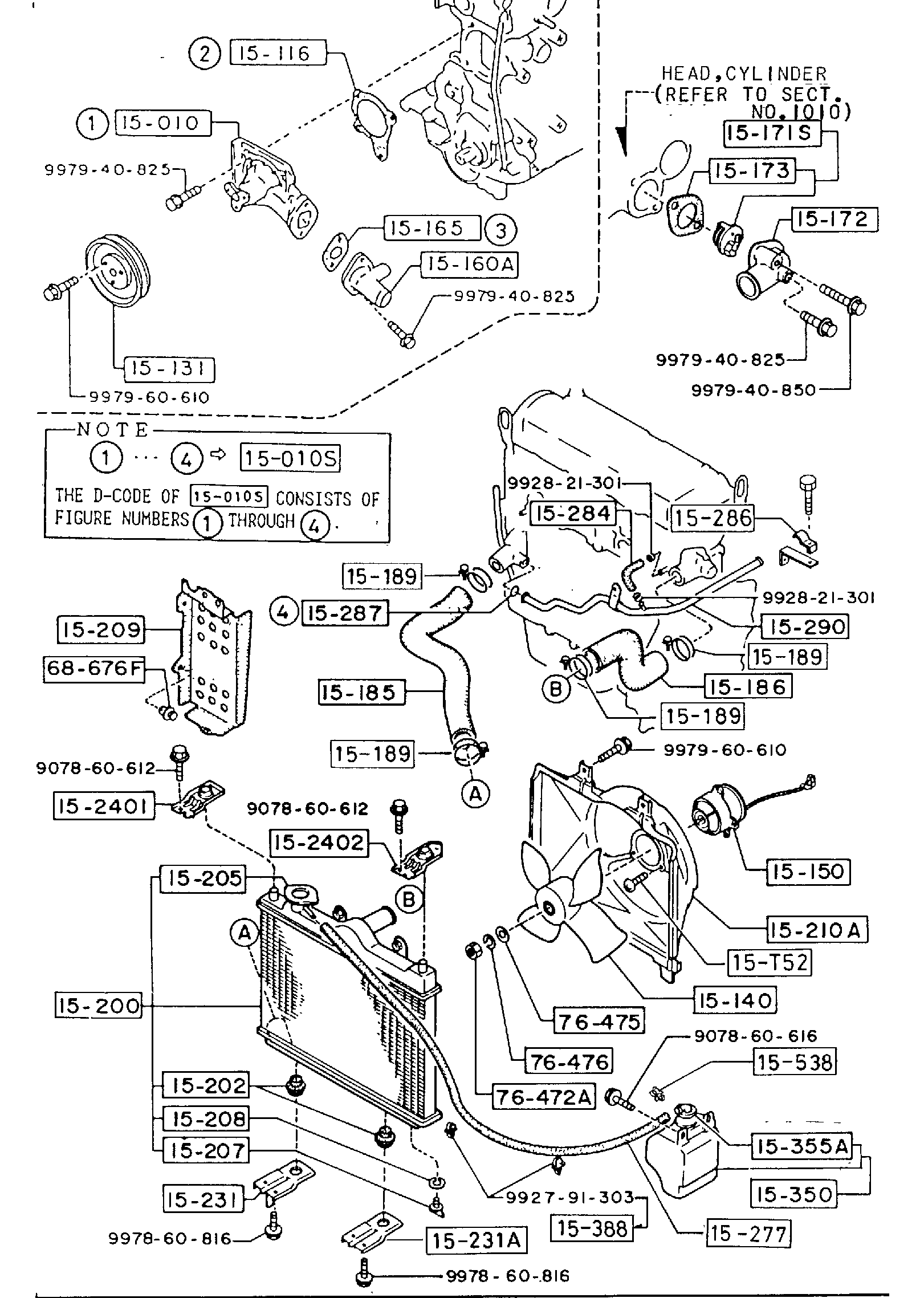 Diagram COOLING SYSTEM for your 2012 Mazda MX-5 Miata   