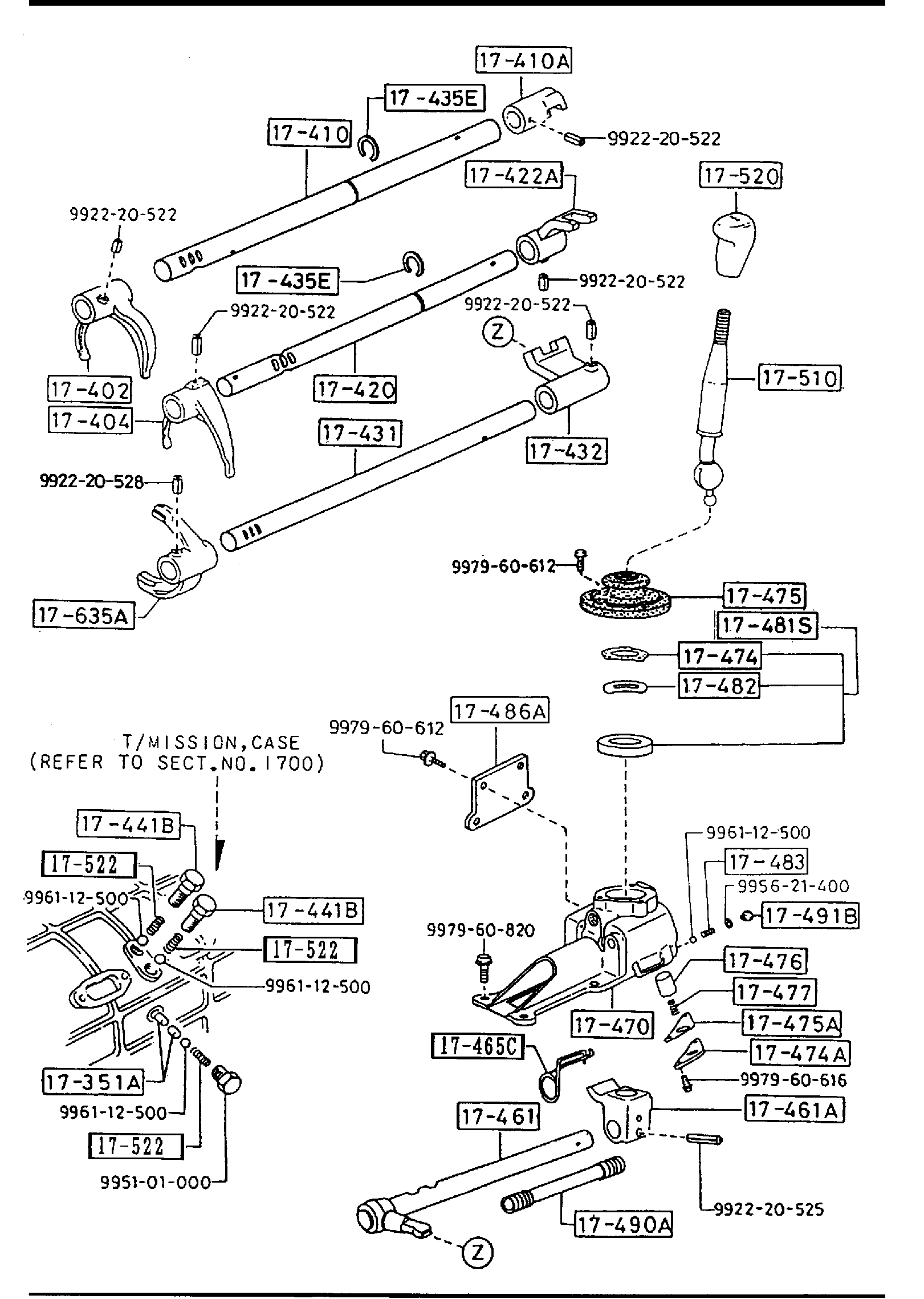 Diagram MANUAL TRANSMISSION CHANGE CONTROL SYSTEM (TURBO) for your 2010 Mazda MX-5 Miata   