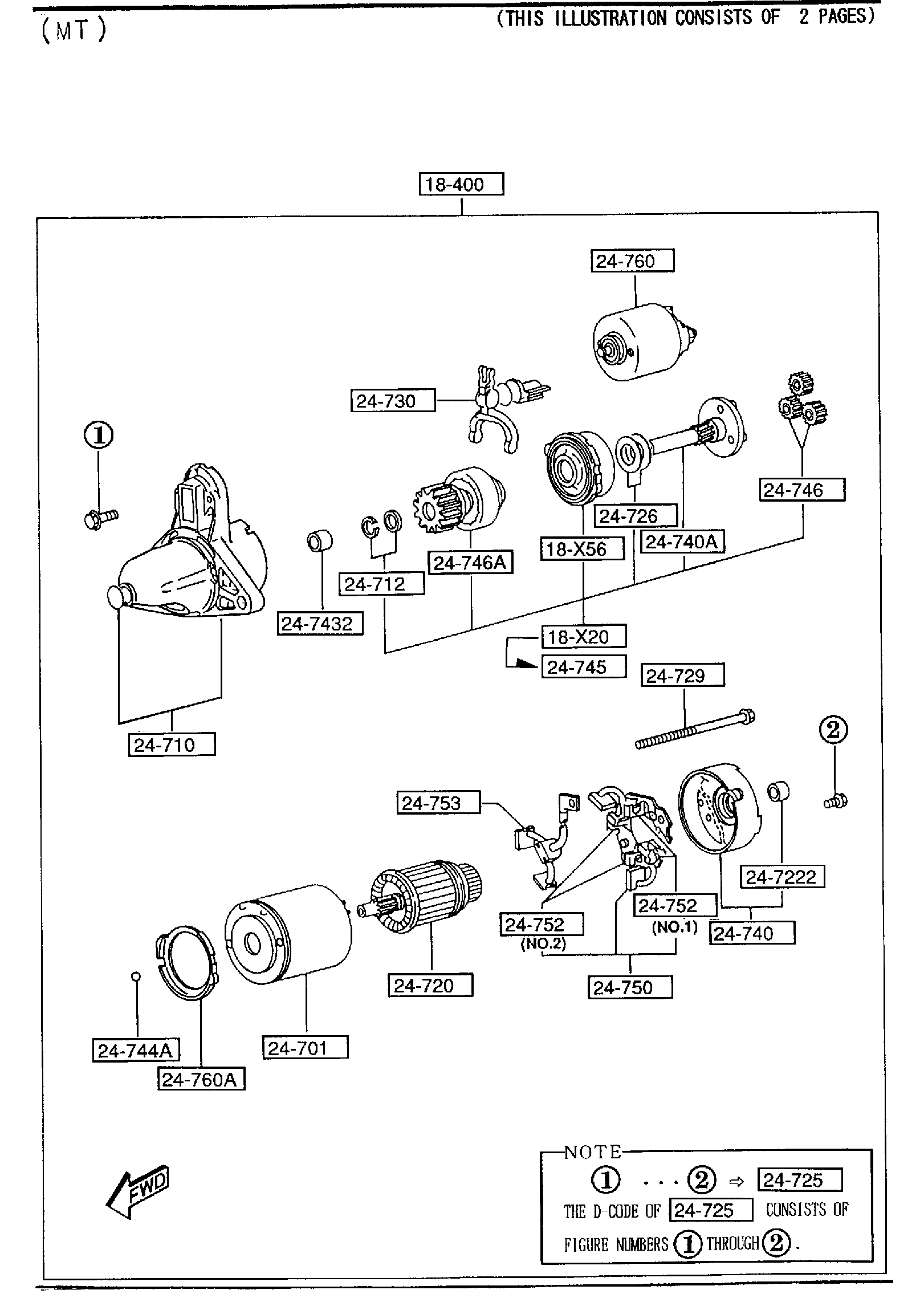Diagram STARTER for your 2015 Mazda Mazda6   