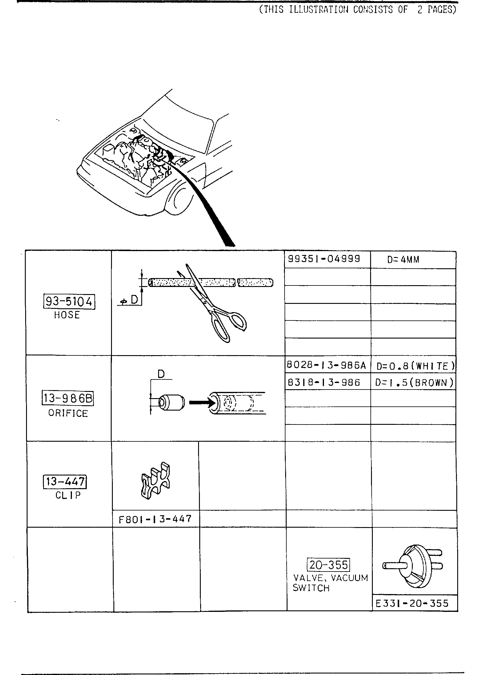 Diagram EMISSION CONTROL SYSTEM (INLET SIDE) (TURBO) for your 2013 Mazda Mazda3  SEDAN IGT 