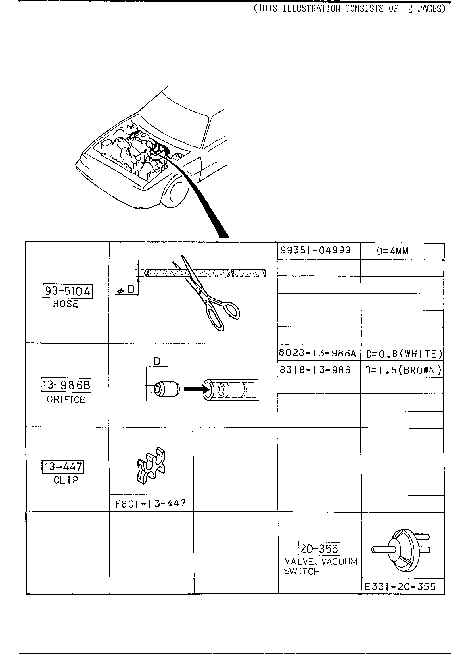 Diagram EMISSION CONTROL SYSTEM (INLET SIDE) (TURBO) for your 2013 Mazda Mazda3  SEDAN IGT 