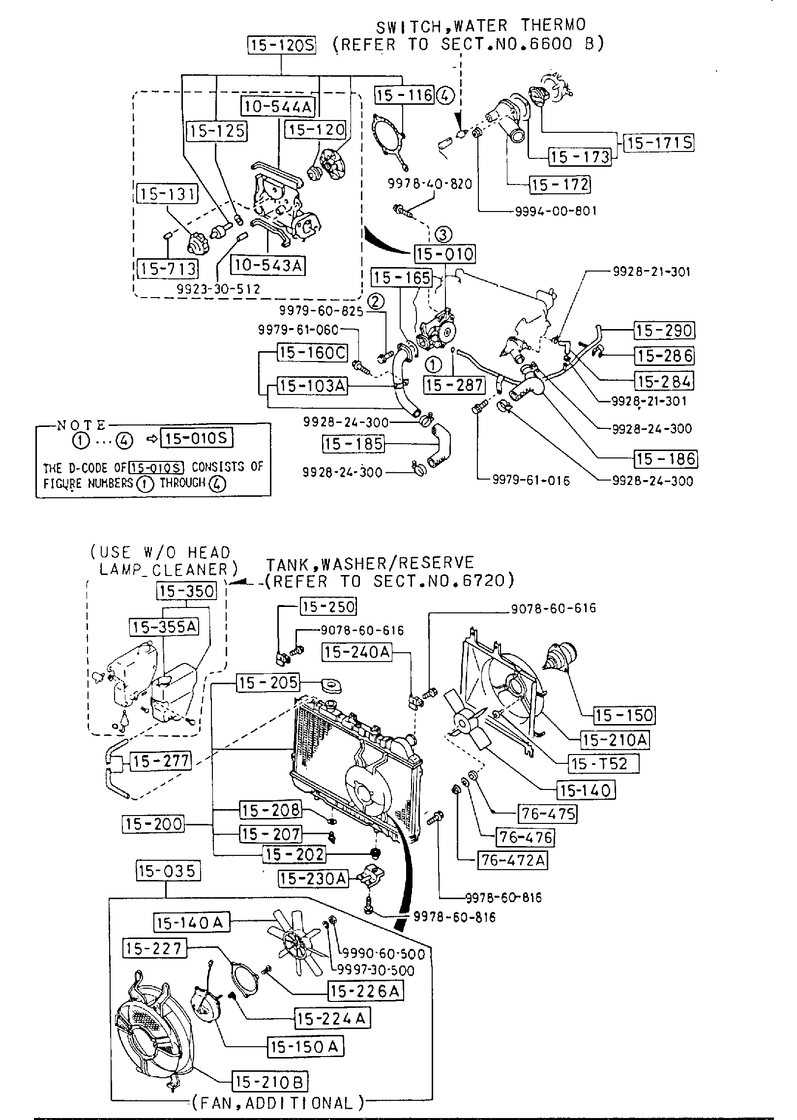 Diagram COOLING SYSTEM (A/T>4-SPEED) for your 2006 Mazda Mazda6  HATCHBACK SPORT 