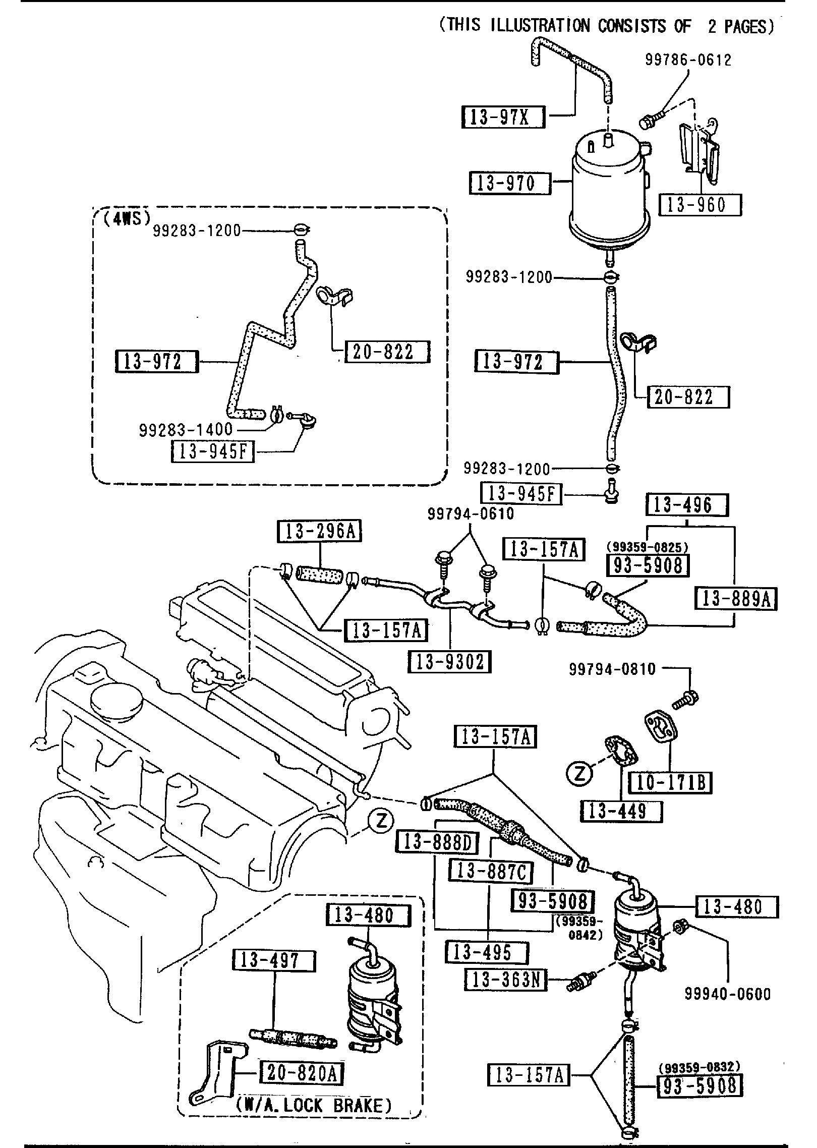 Diagram FUEL SYSTEM (TURBO) for your 2013 Mazda MX-5 Miata   